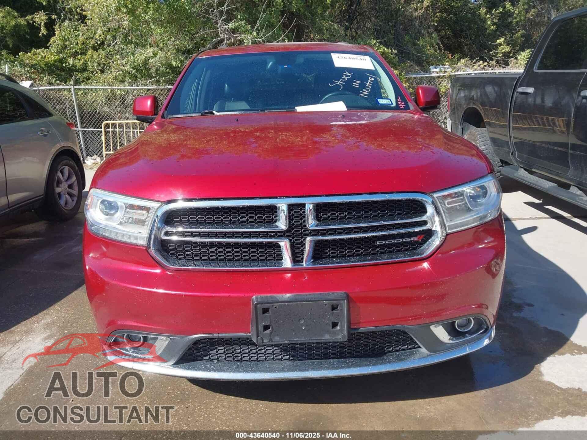 DODGE DURANGO 2014 - 1C4RDJDG3EC596820
