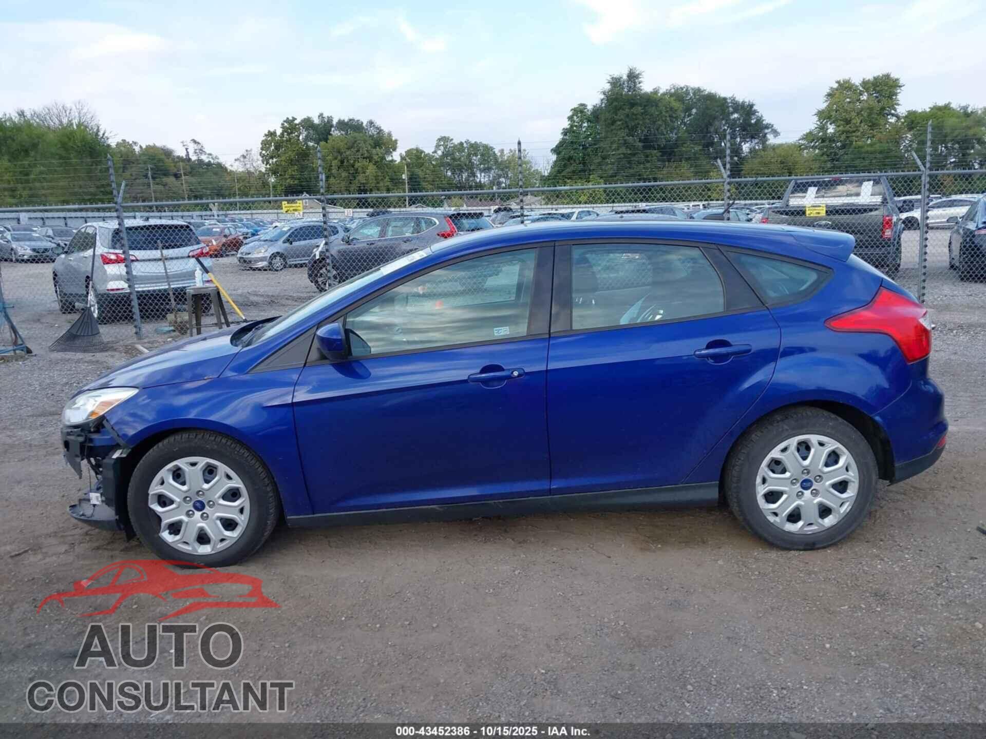 FORD FOCUS 2012 - 1FAHP3K25CL309650