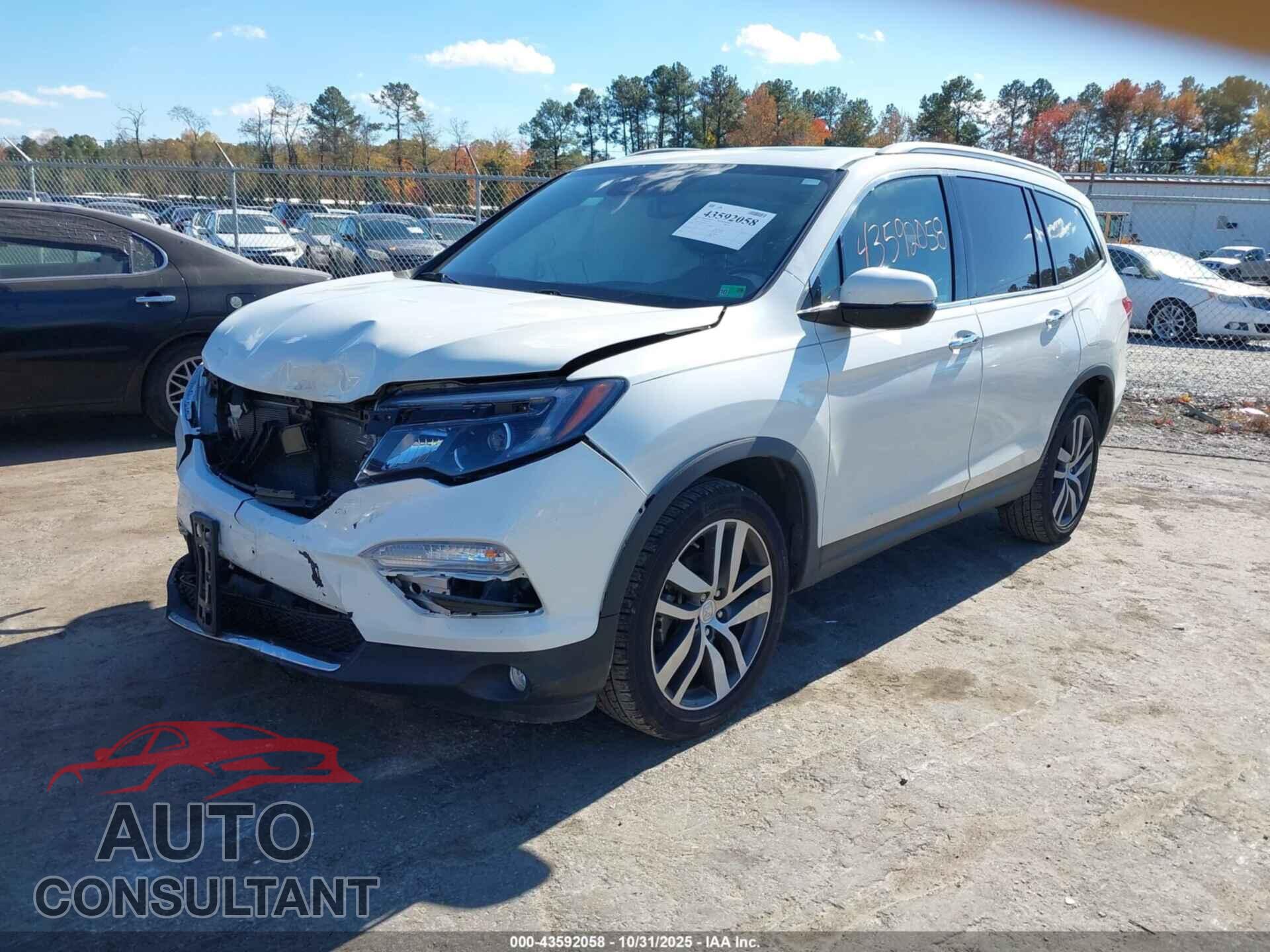 HONDA PILOT 2018 - 5FNYF6H94JB064262