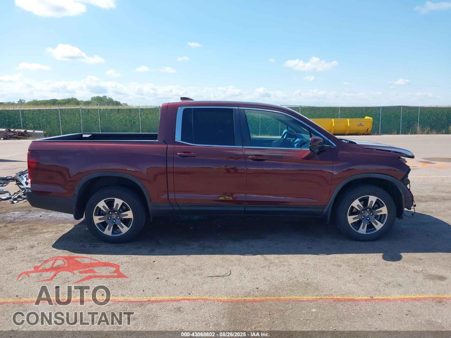 HONDA RIDGELINE 2019 - 5FPYK3F68KB012354