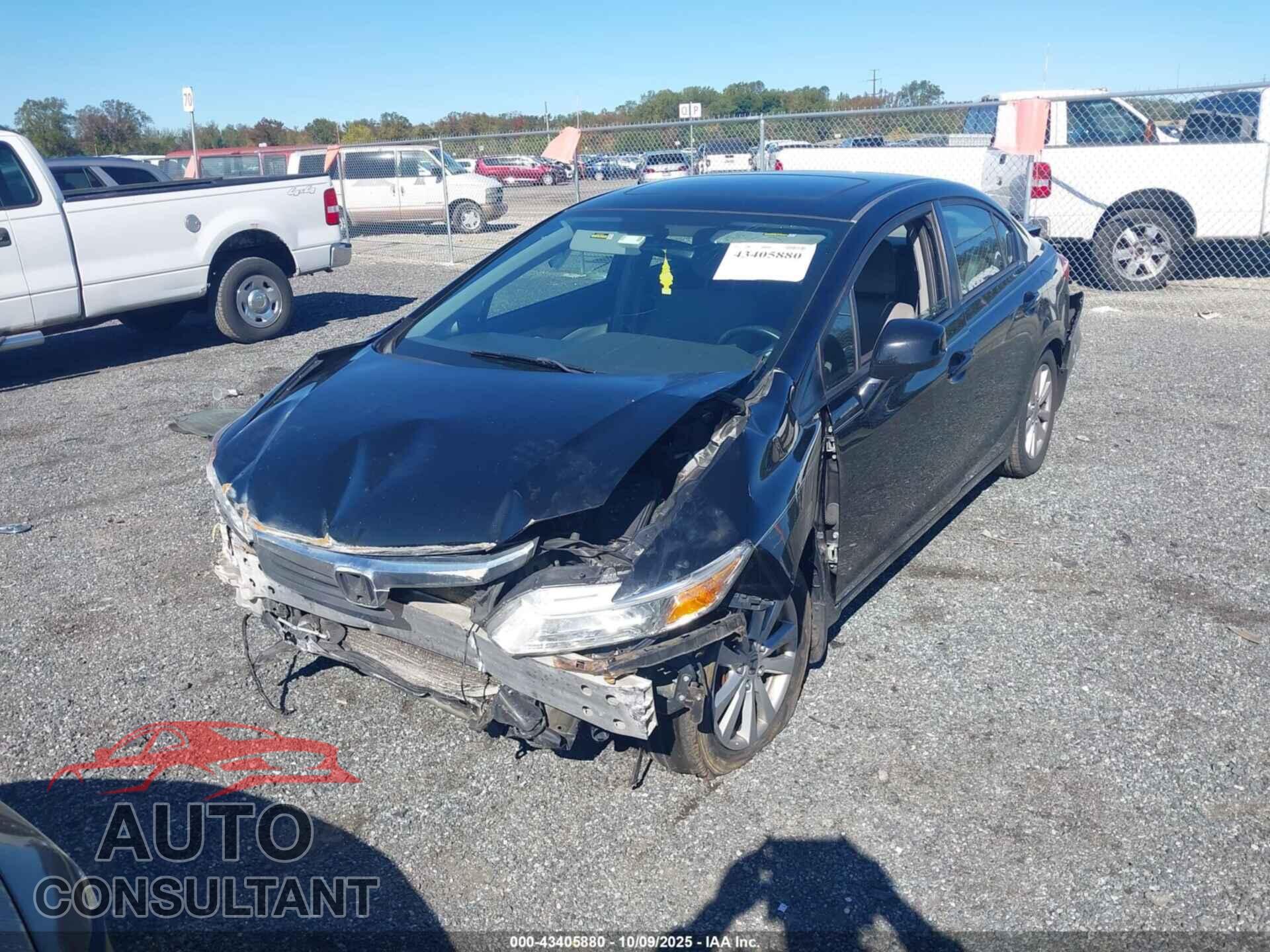 HONDA CIVIC 2012 - 2HGFB2F81CH321379