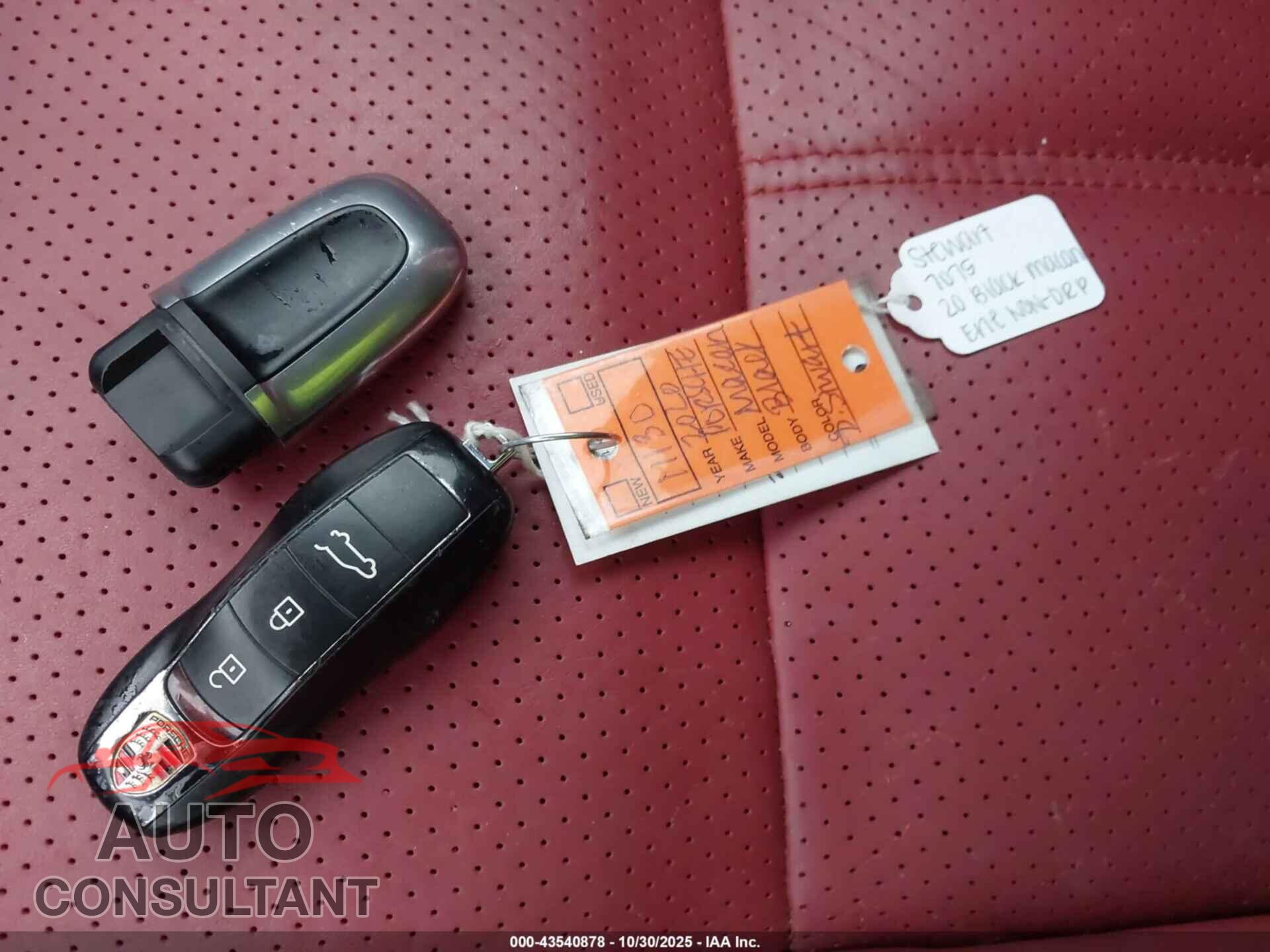 PORSCHE MACAN 2020 - WP1AA2A51LLB05025