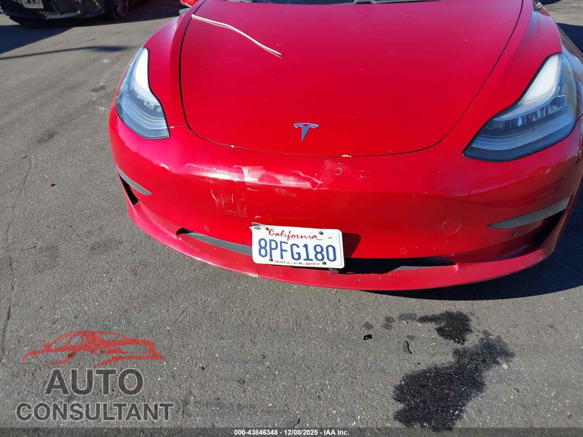 TESLA MODEL 3 2019 - 5YJ3E1EA9KF314546