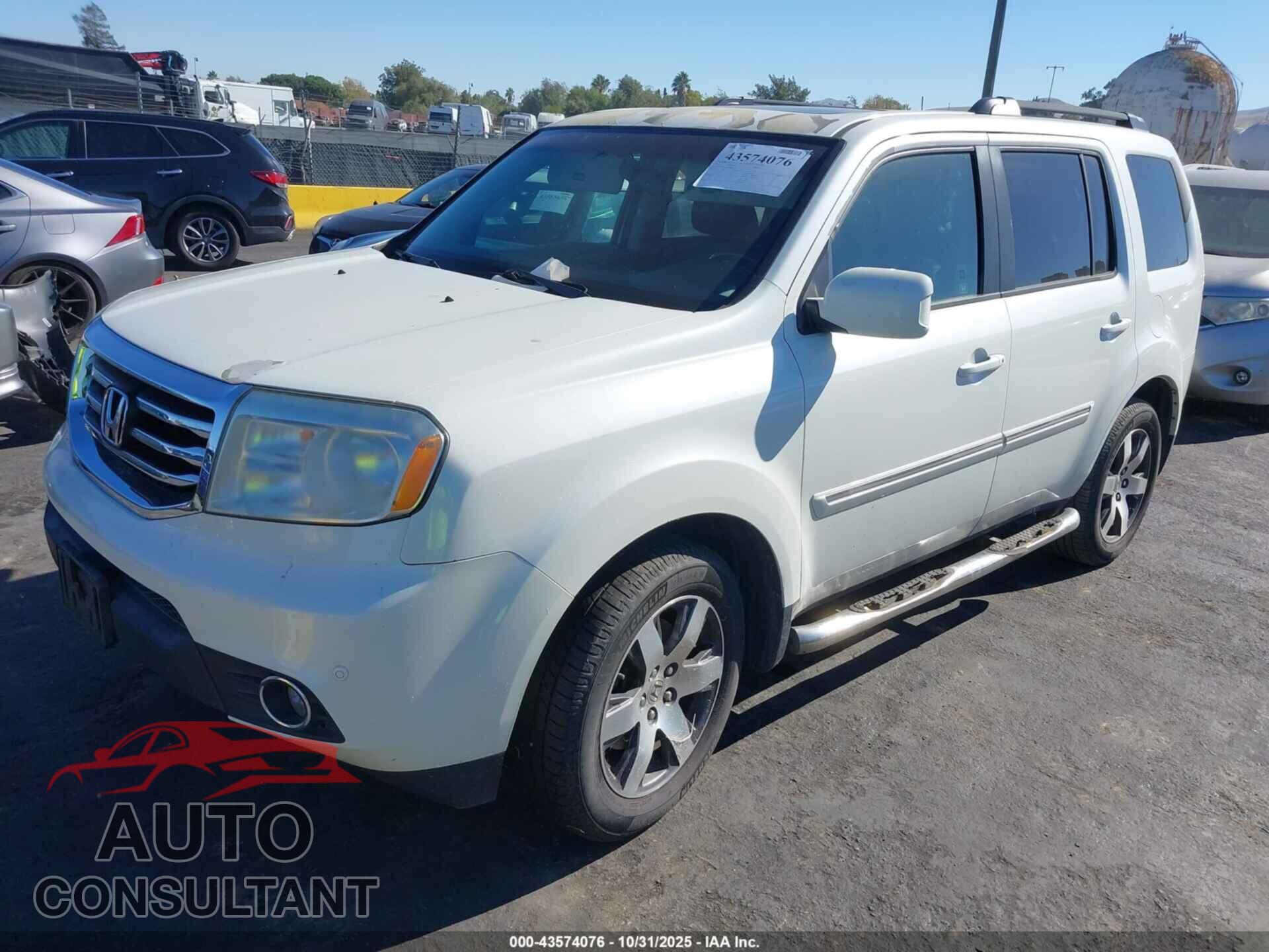 HONDA PILOT 2012 - 5FNYF4H90CB082958