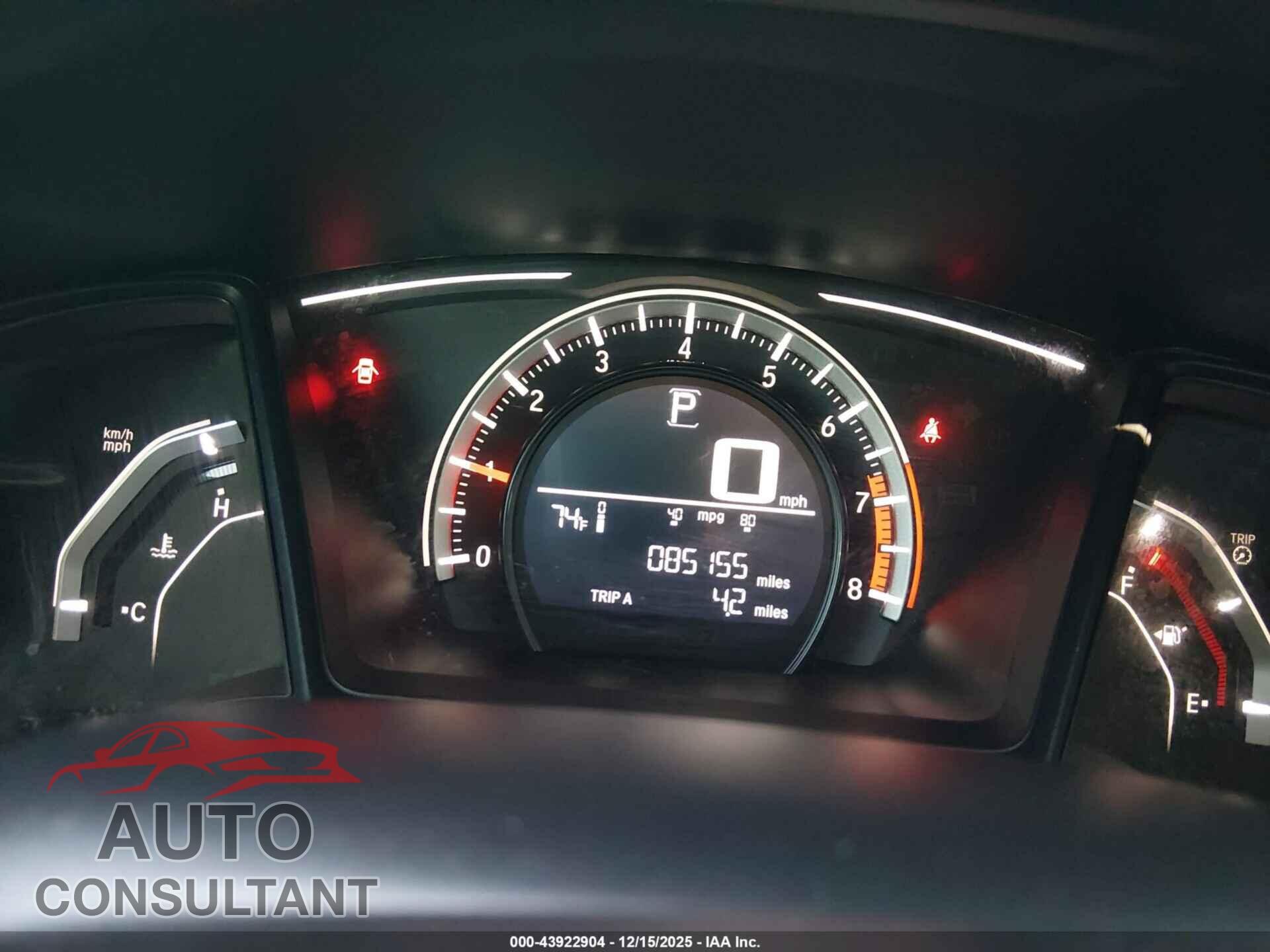 HONDA CIVIC 2018 - 2HGFC4B0XJH305476