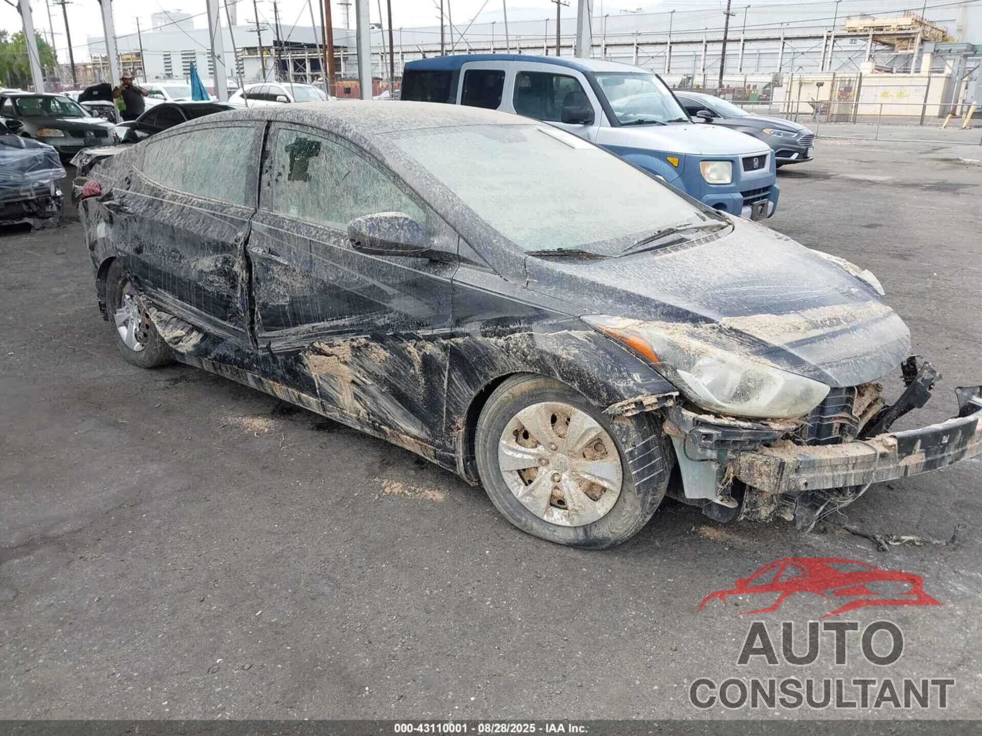 HYUNDAI ELANTRA 2016 - KMHDH4AE1GU474971