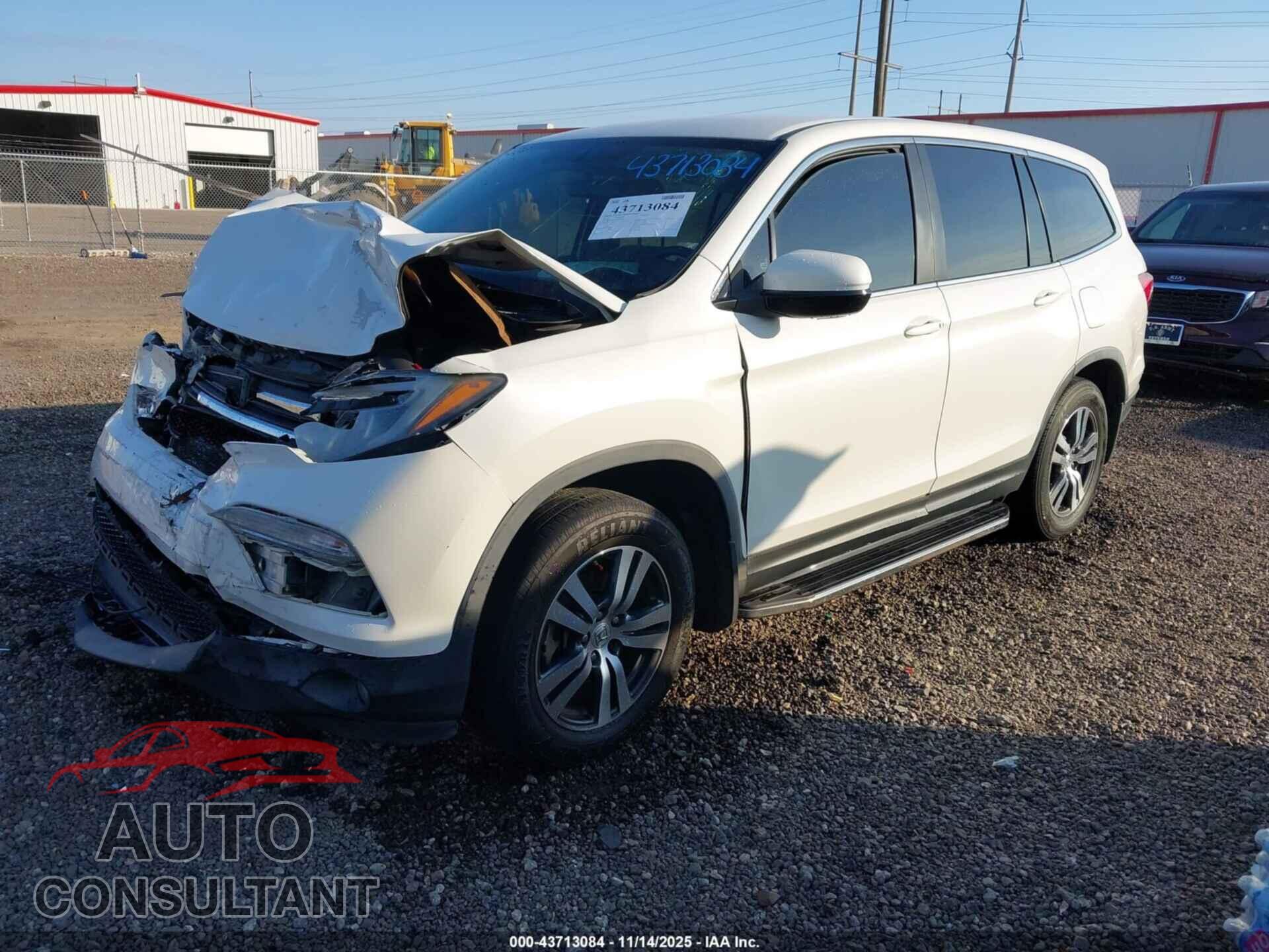 HONDA PILOT 2017 - 5FNYF5H33HB033293