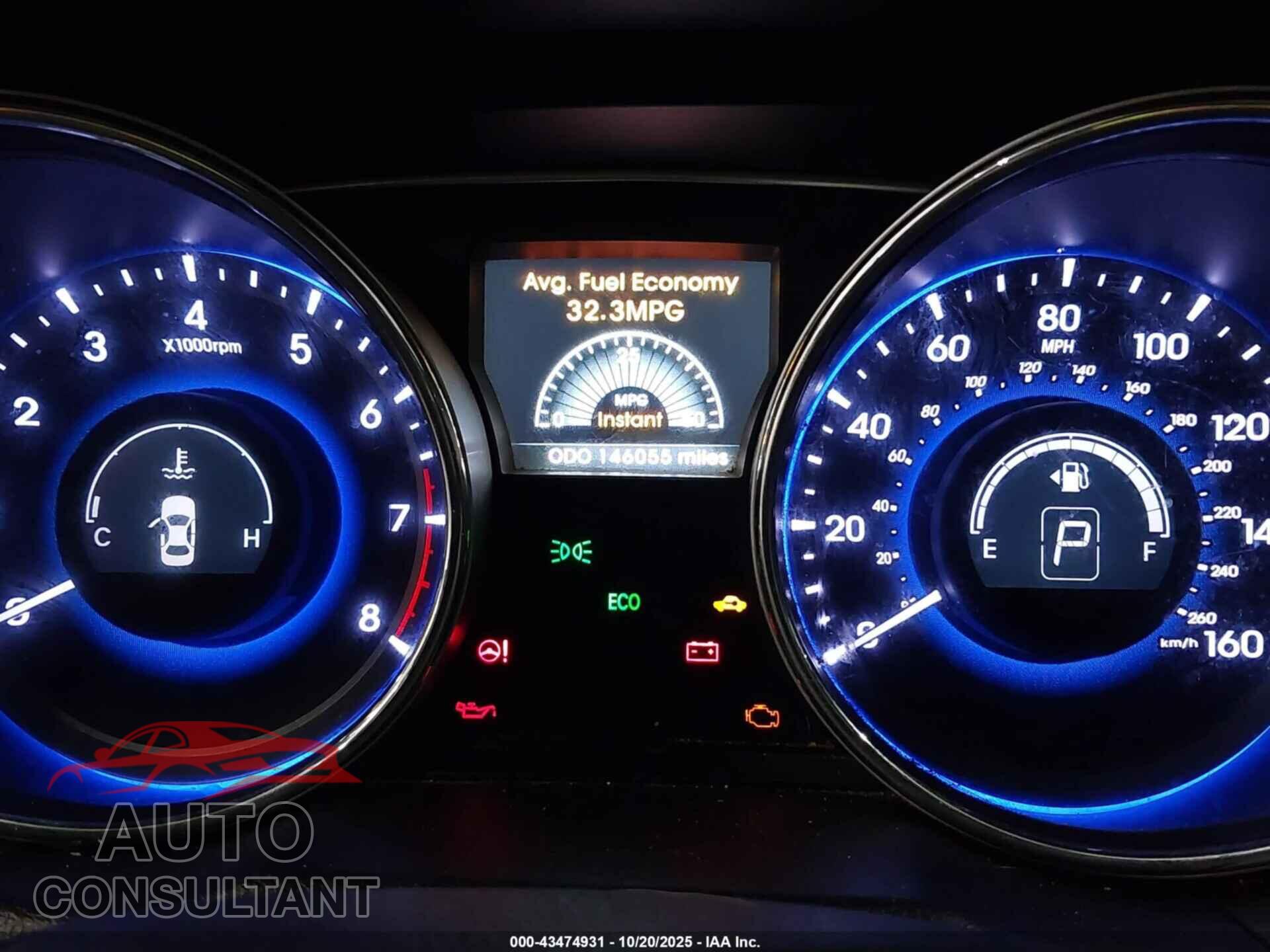 HYUNDAI SONATA 2014 - 5NPEC4AC6EH878376