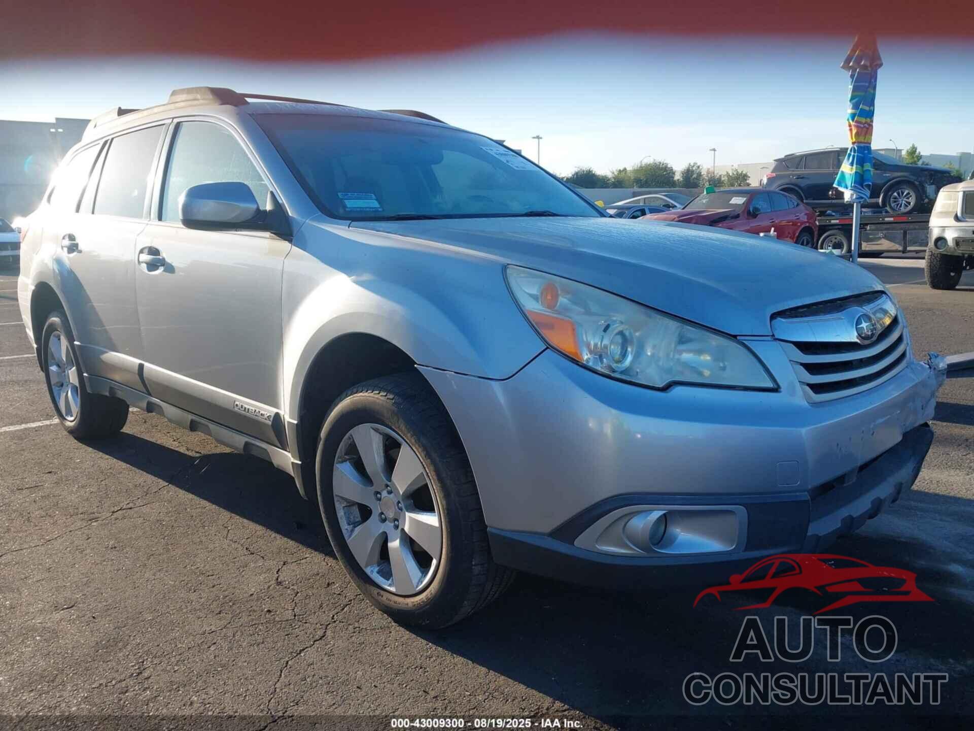 SUBARU OUTBACK 2012 - 4S4BRBCC4C3293934
