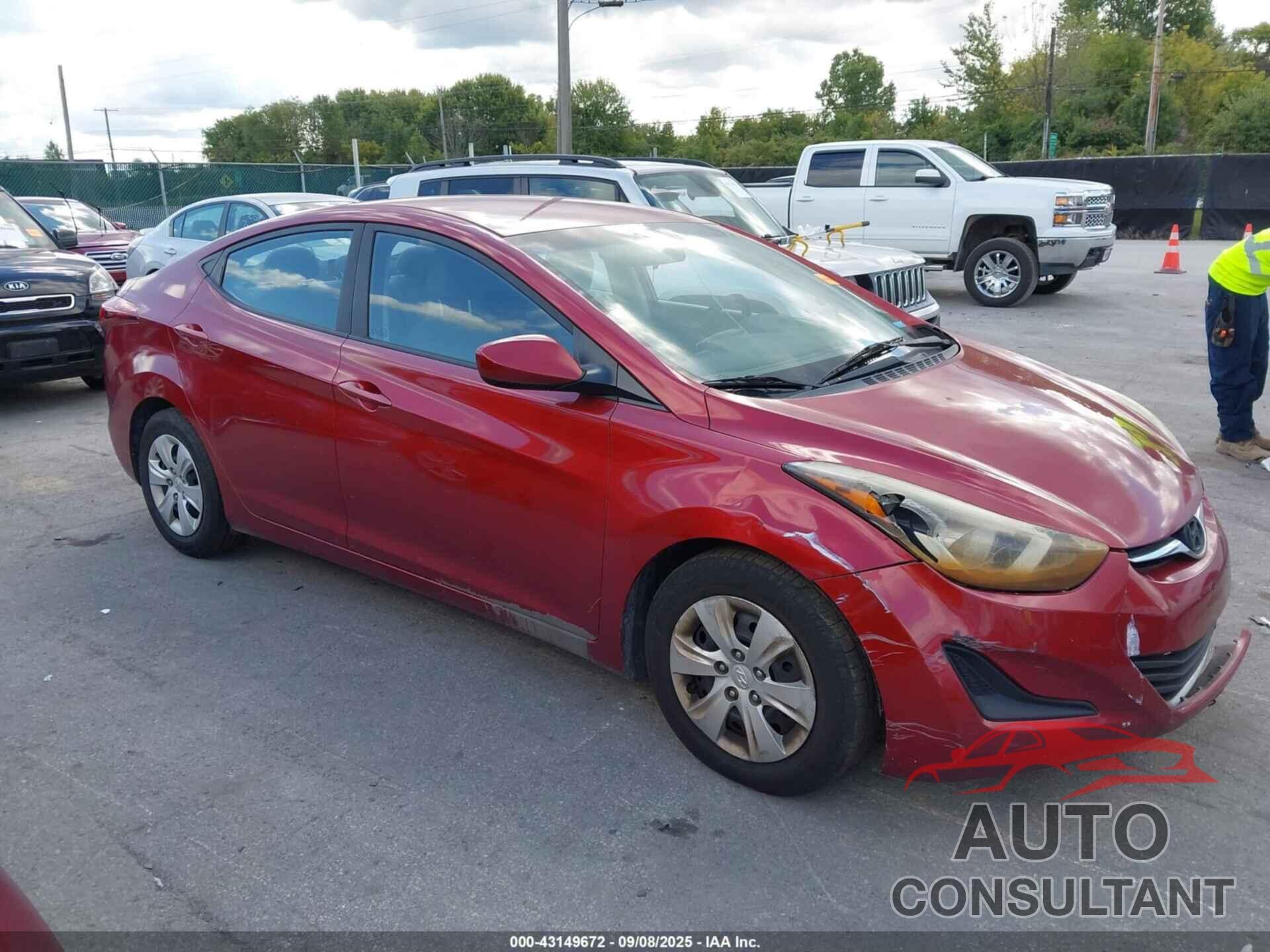 HYUNDAI ELANTRA 2016 - 5NPDH4AE9GH724374