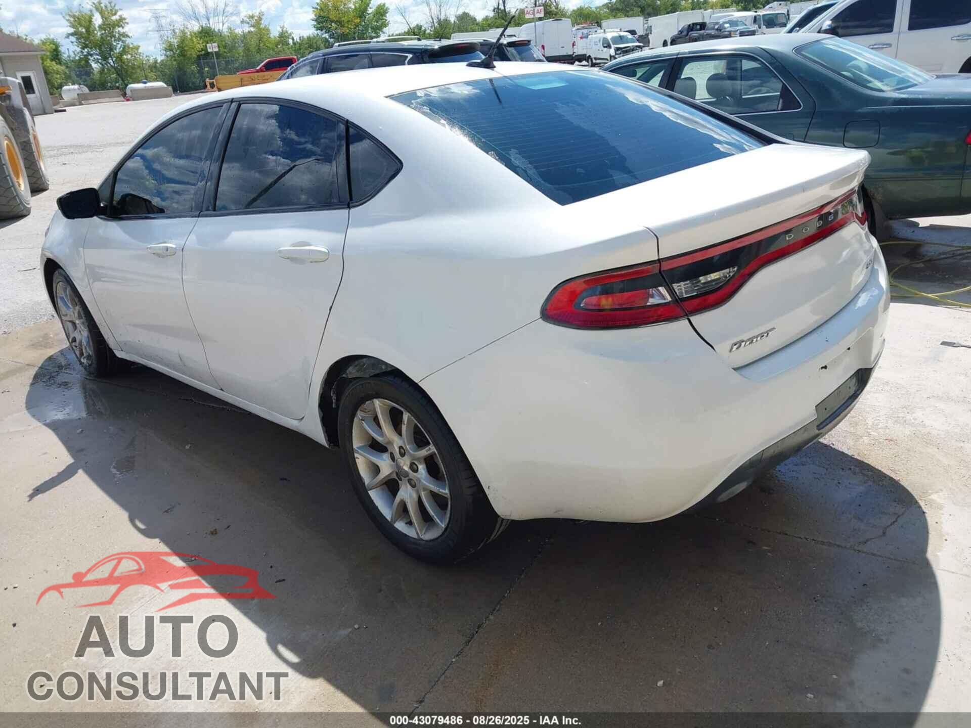 DODGE DART 2015 - 1C3CDFDH8FD165434