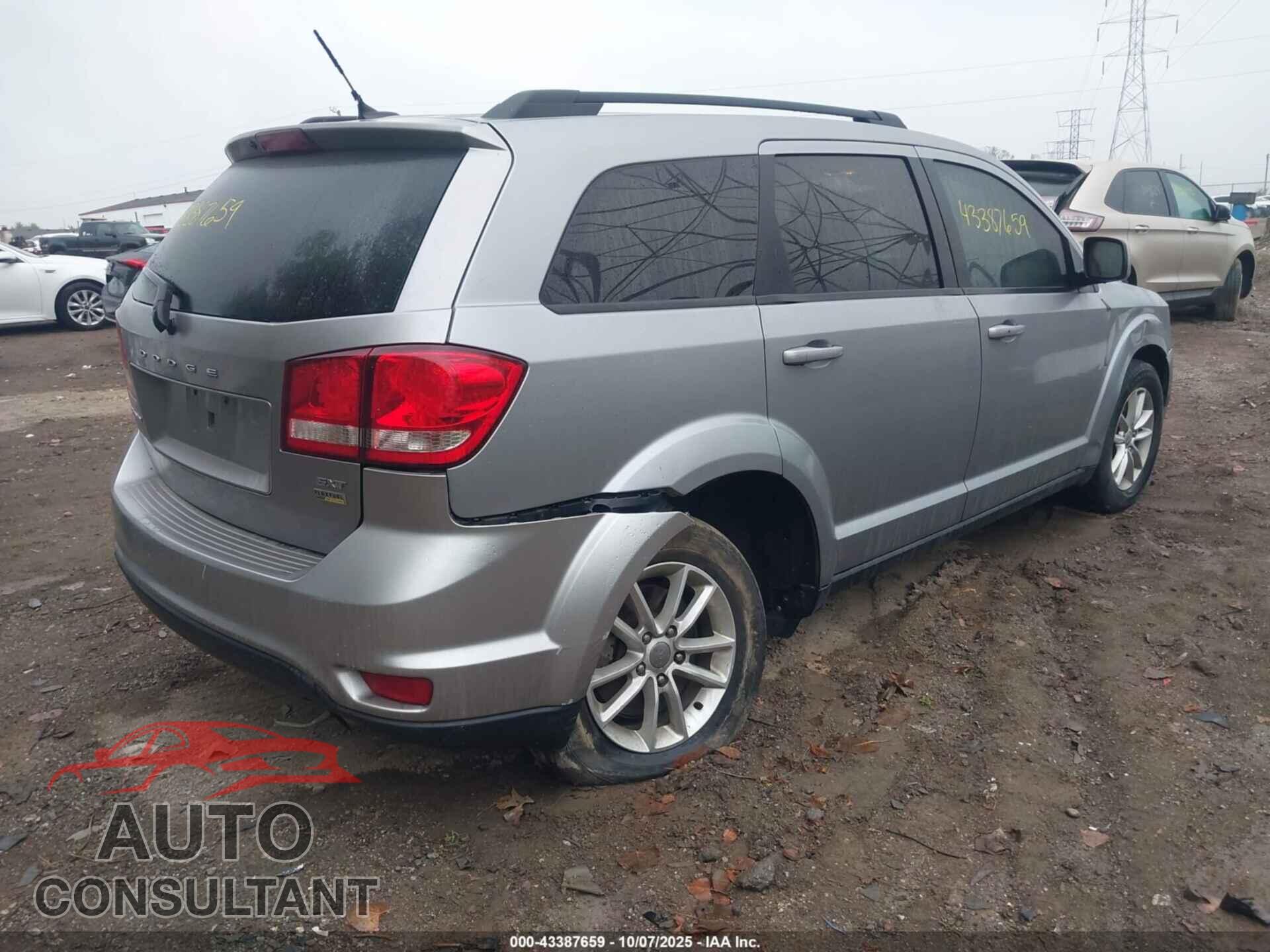 DODGE JOURNEY 2015 - 3C4PDCBG9FT637009