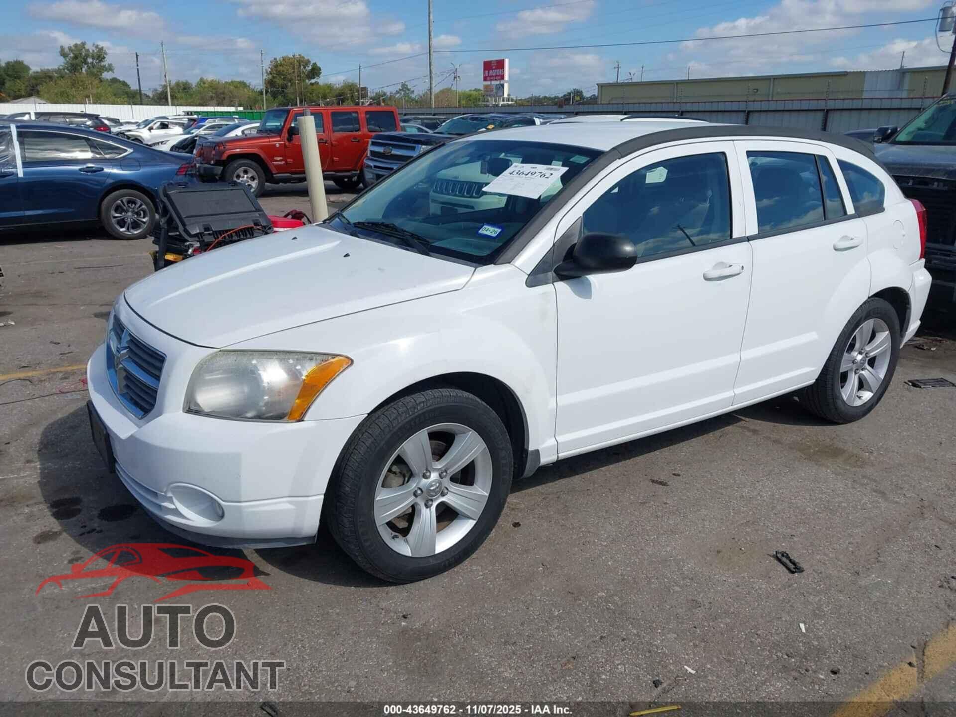 DODGE CALIBER 2012 - 1C3CDWDA0CD535063