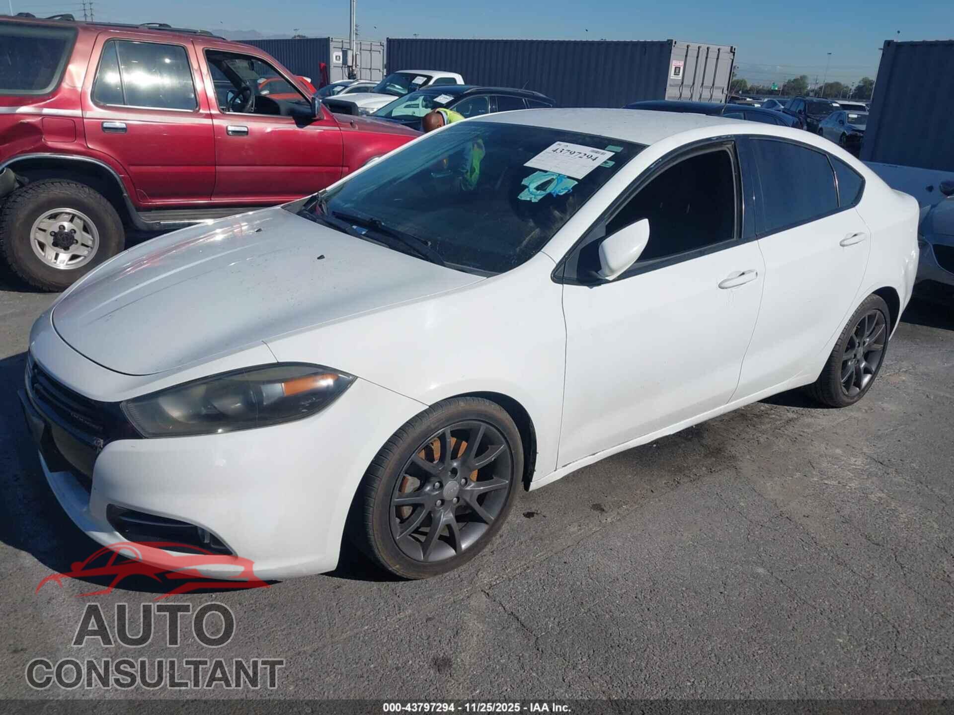 DODGE DART 2013 - 1C3CDFBA6DD305709