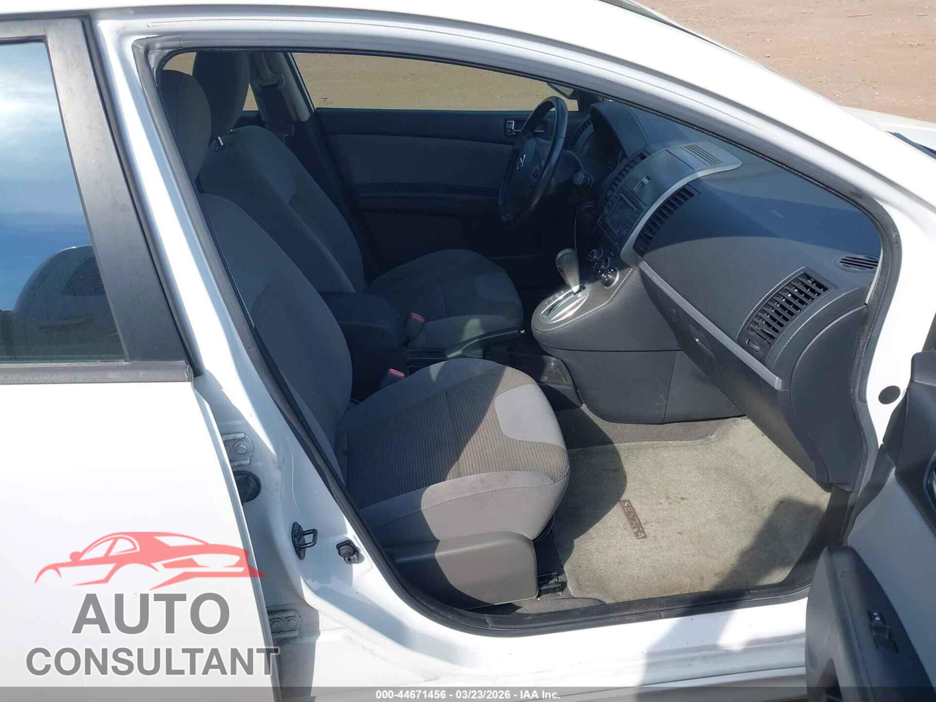 NISSAN SENTRA 2012 - 3N1AB6AP3CL614550