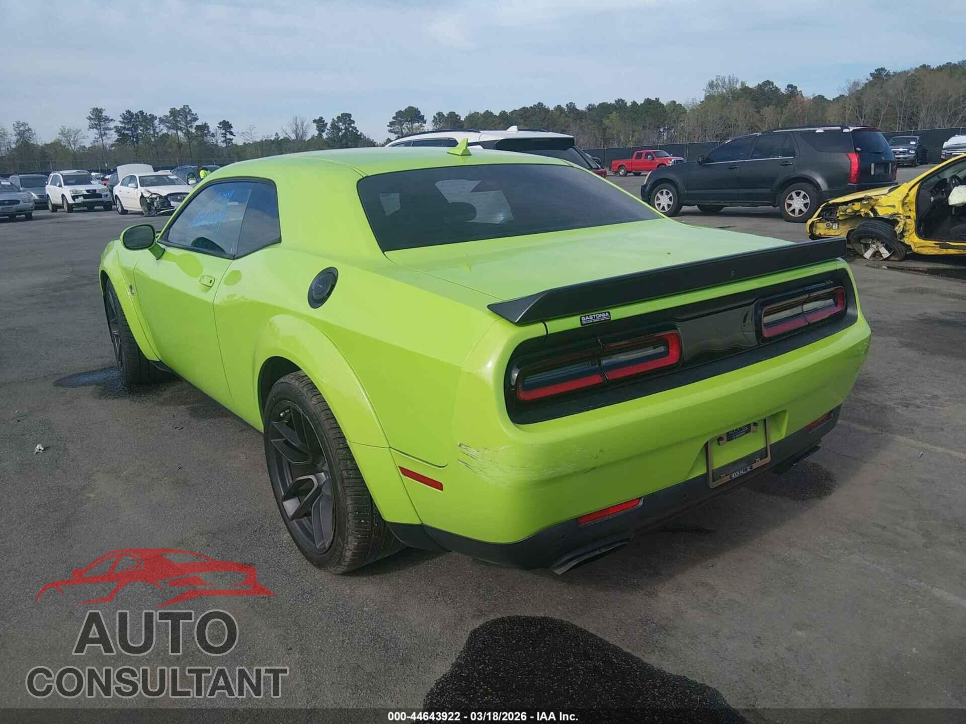 DODGE CHALLENGER 2019 - 2C3CDZFJ4KH694703