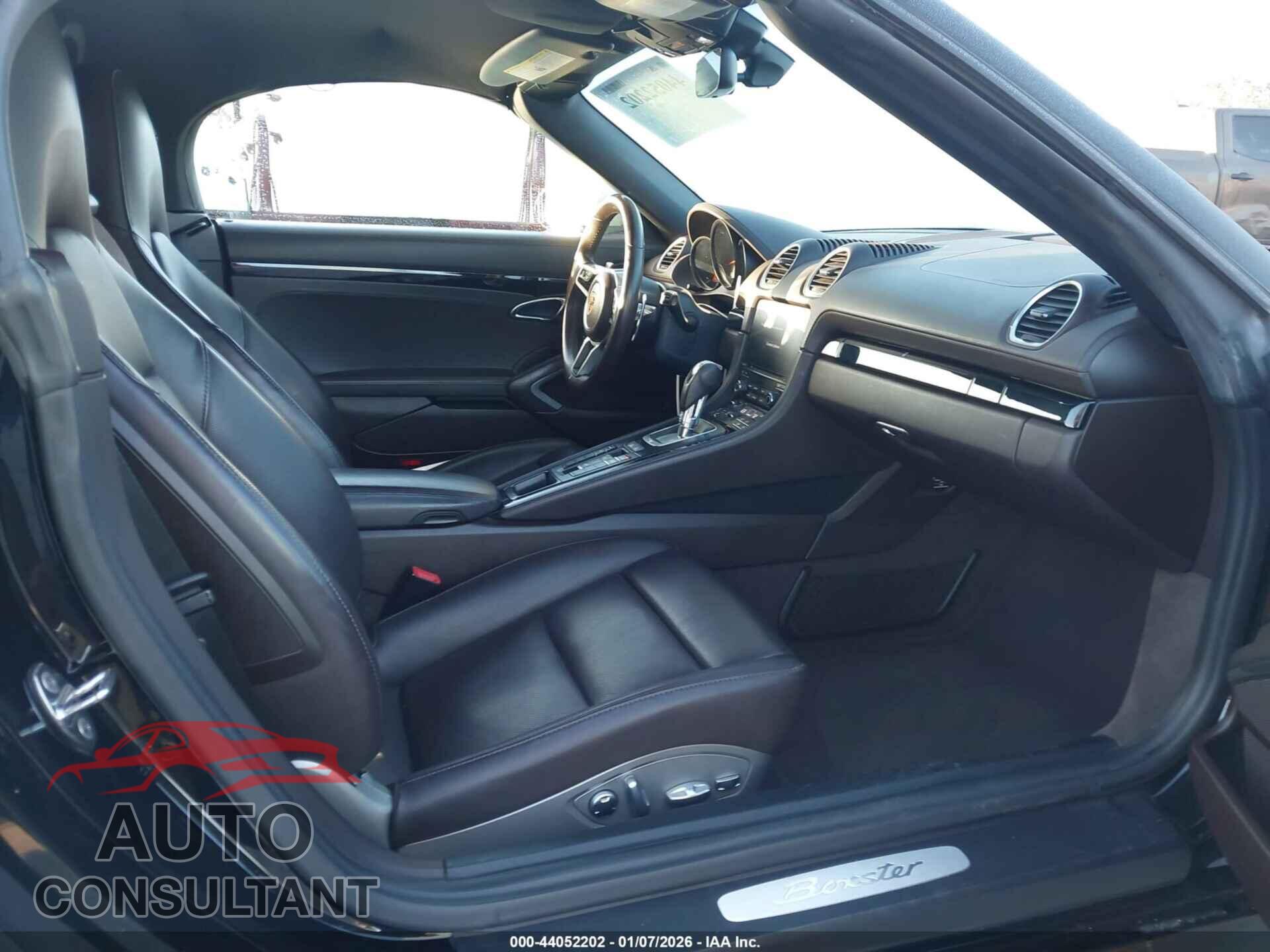 PORSCHE 718 BOXSTER 2017 - WP0CA2A89HS220764