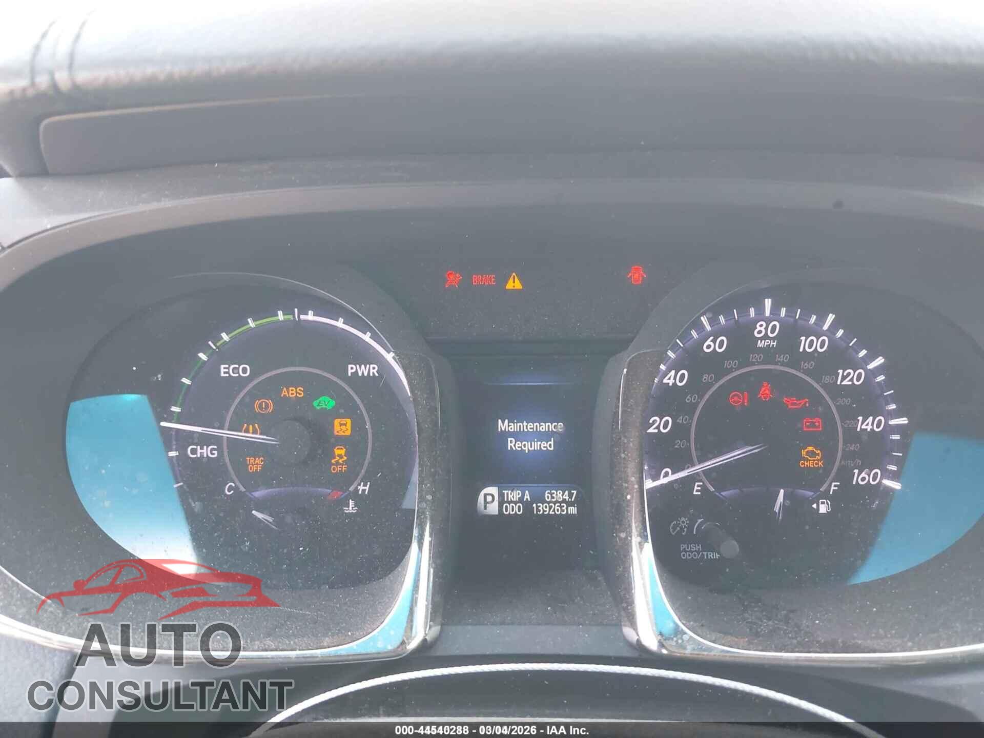 TOYOTA AVALON HYBRID 2014 - 4T1BD1EB8EU022725