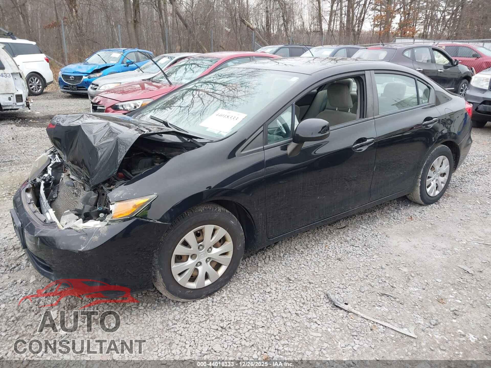 HONDA CIVIC 2012 - 2HGFB2F55CH308530
