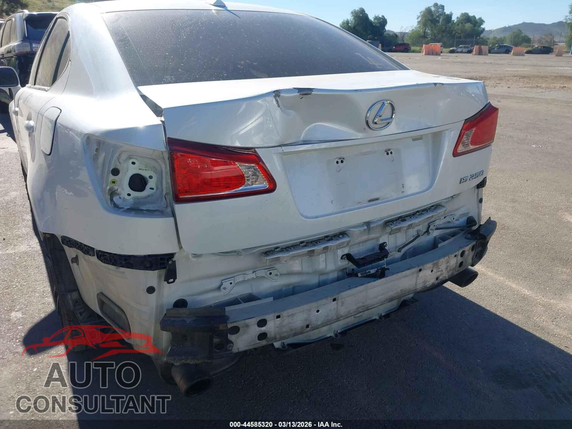 LEXUS IS 250 2012 - JTHBF5C21C5175056