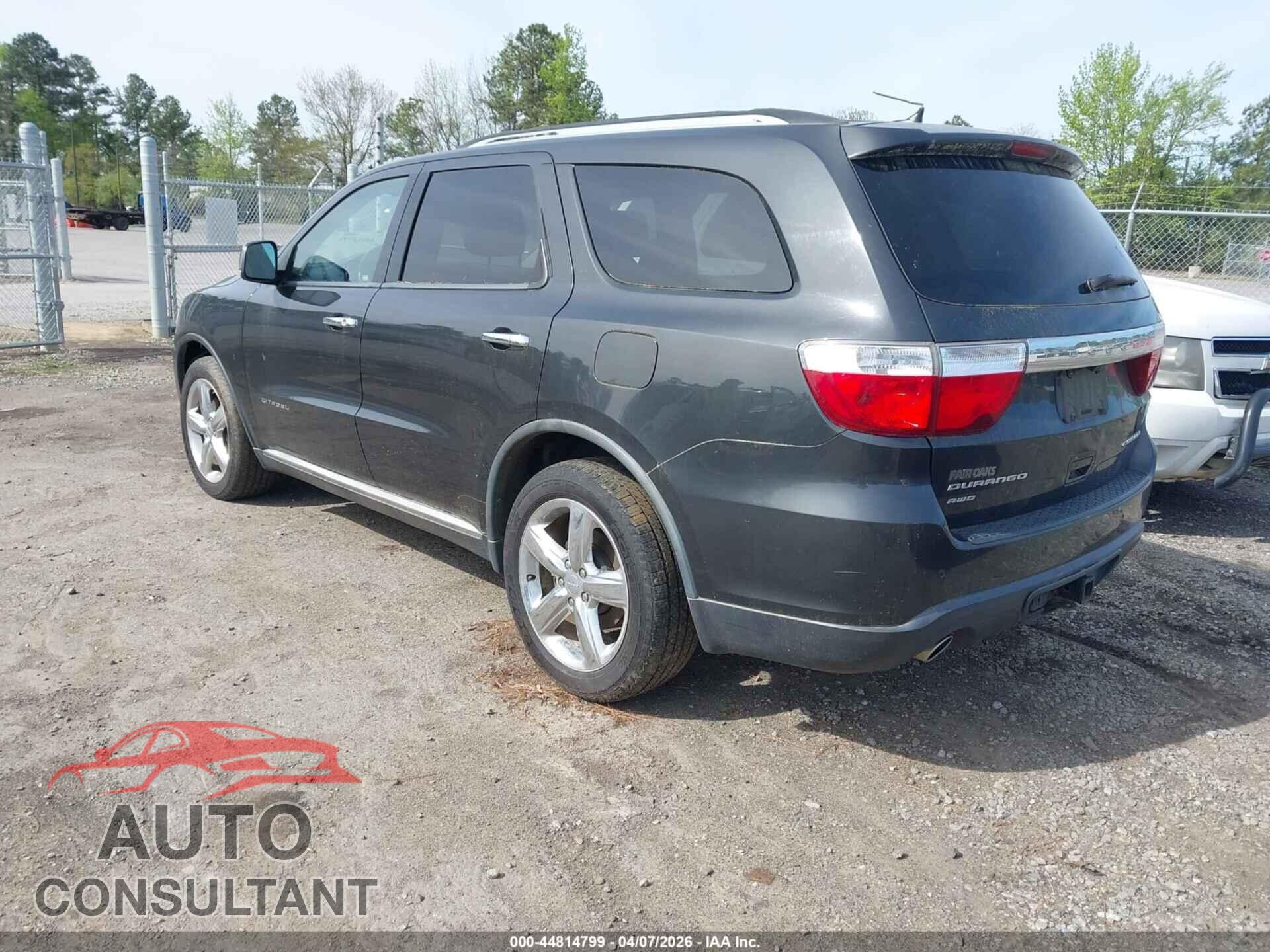 DODGE DURANGO 2011 - 1D4SE5GT3BC695649