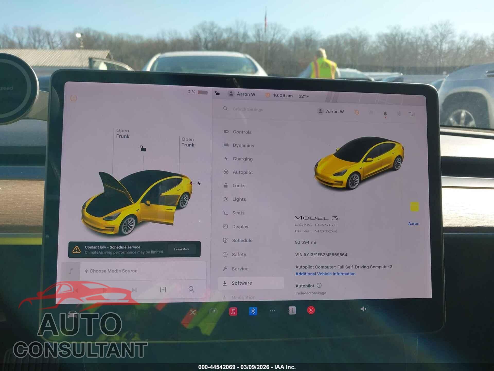 TESLA MODEL 3 2021 - 5YJ3E1EB2MF859564