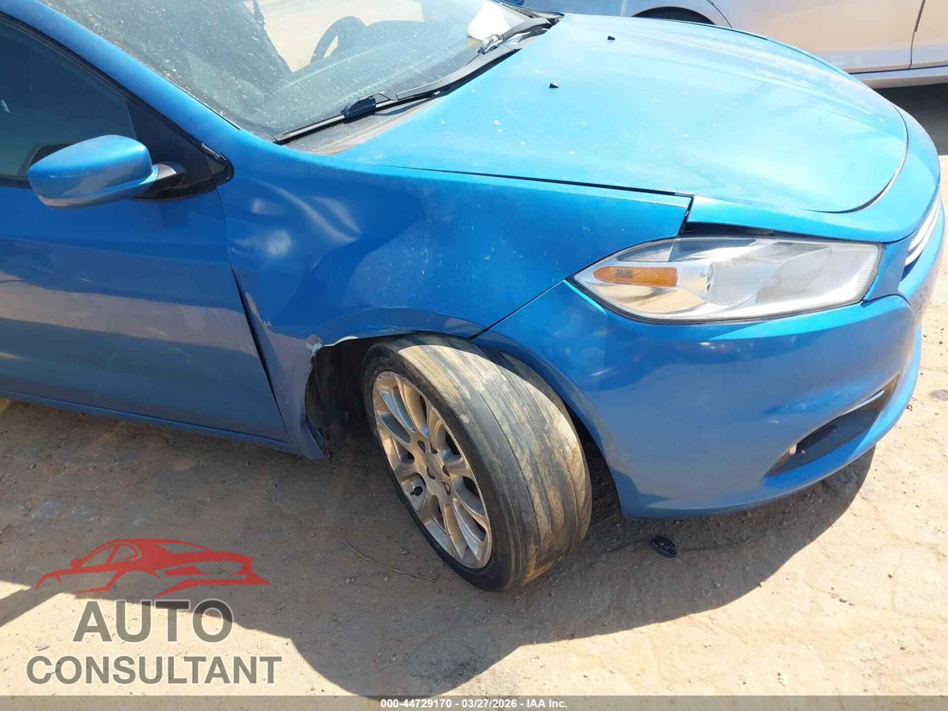 DODGE DART 2016 - 1C3CDFFA3GD819113