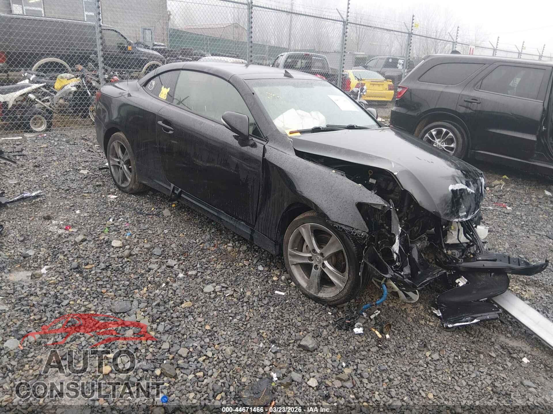 LEXUS IS 250C 2012 - JTHFF2C20C2525147