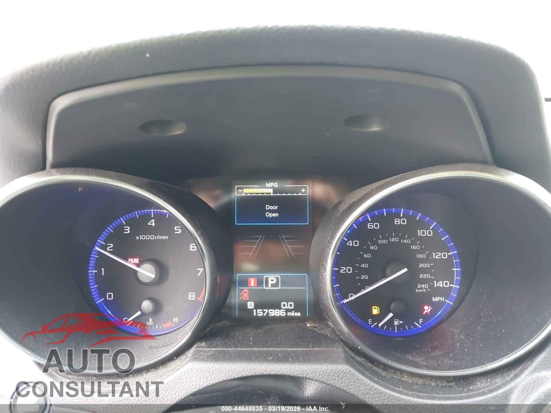 SUBARU OUTBACK 2017 - 4S4BSANC9H3223431