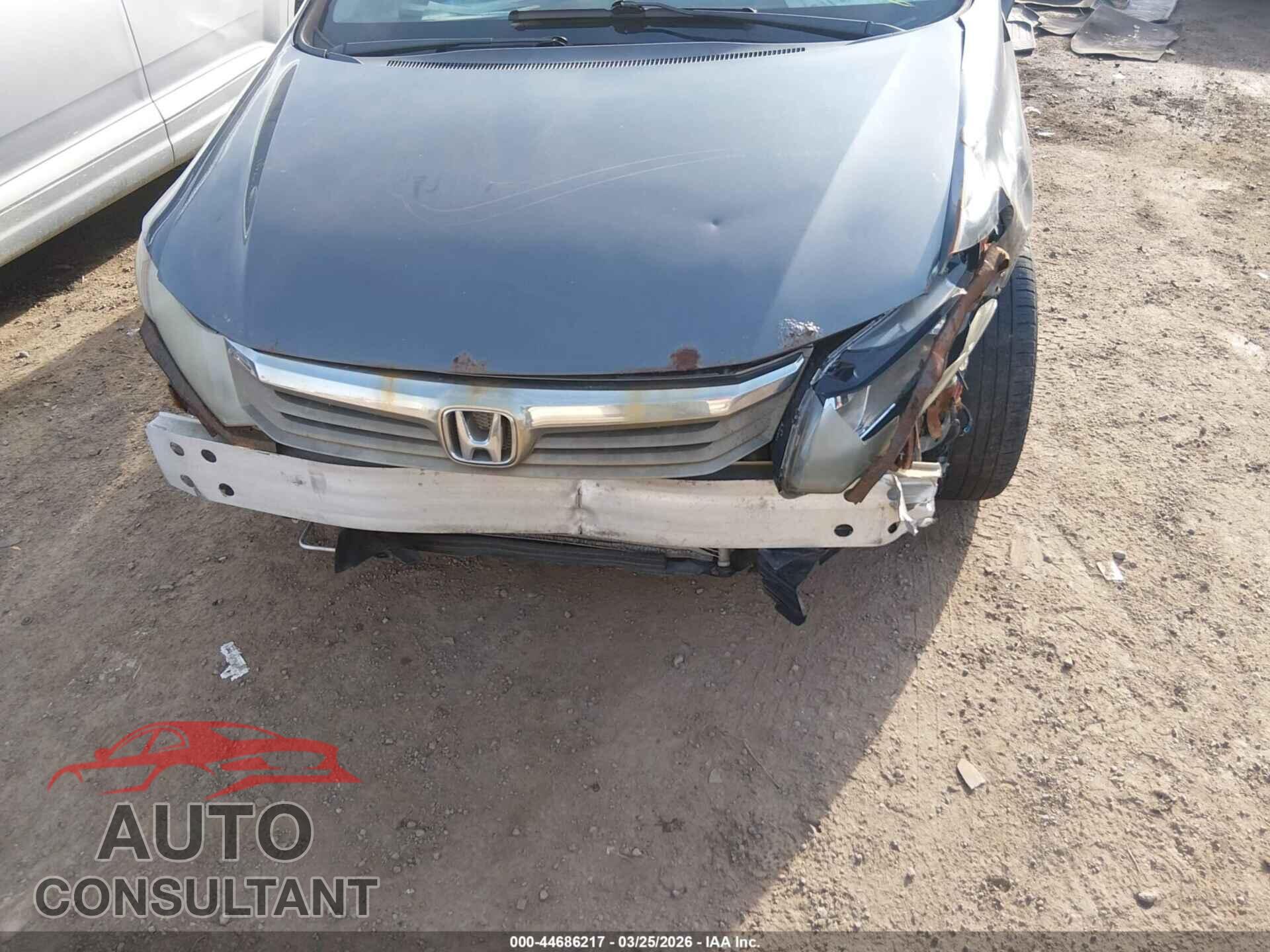 HONDA CIVIC 2012 - 19XFB2F55CE016175