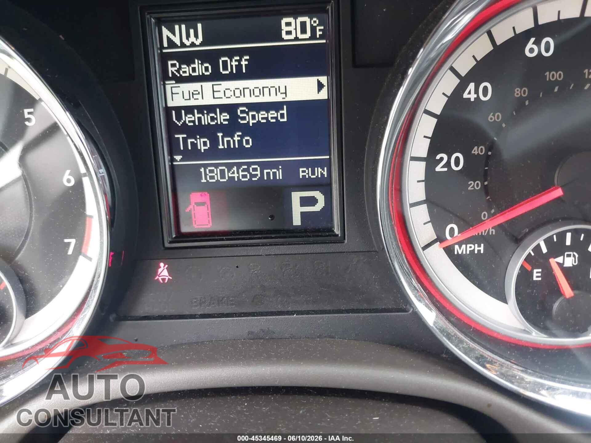 DODGE DURANGO 2012 - 1C4RDHAG3CC152296