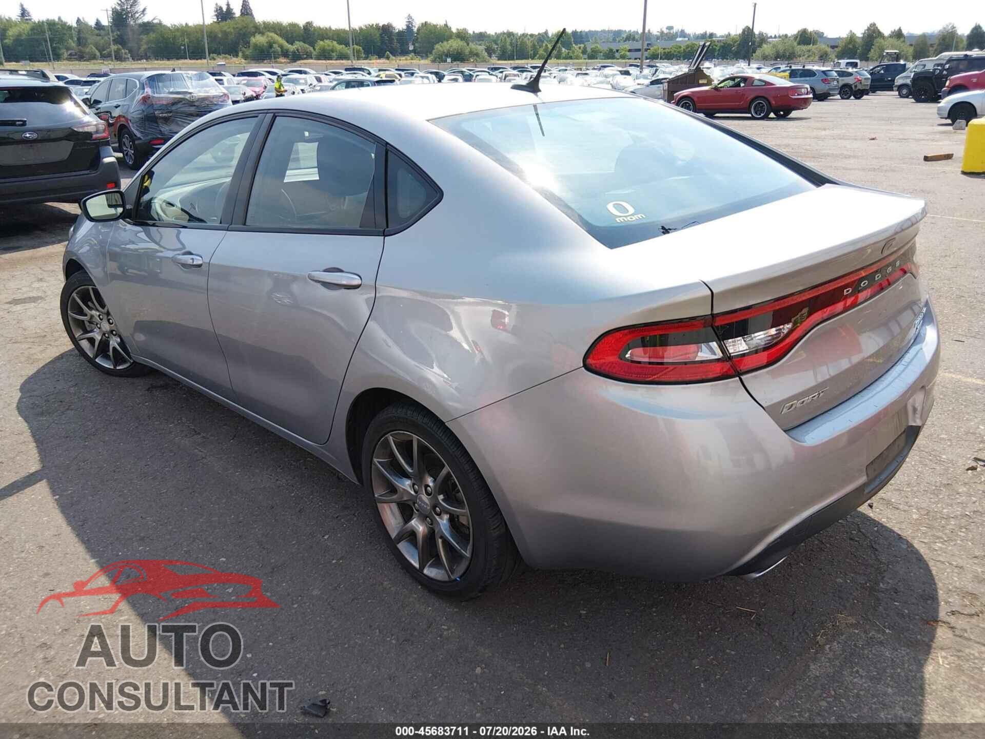 DODGE DART 2014 - 1C3CDFBB3ED861874