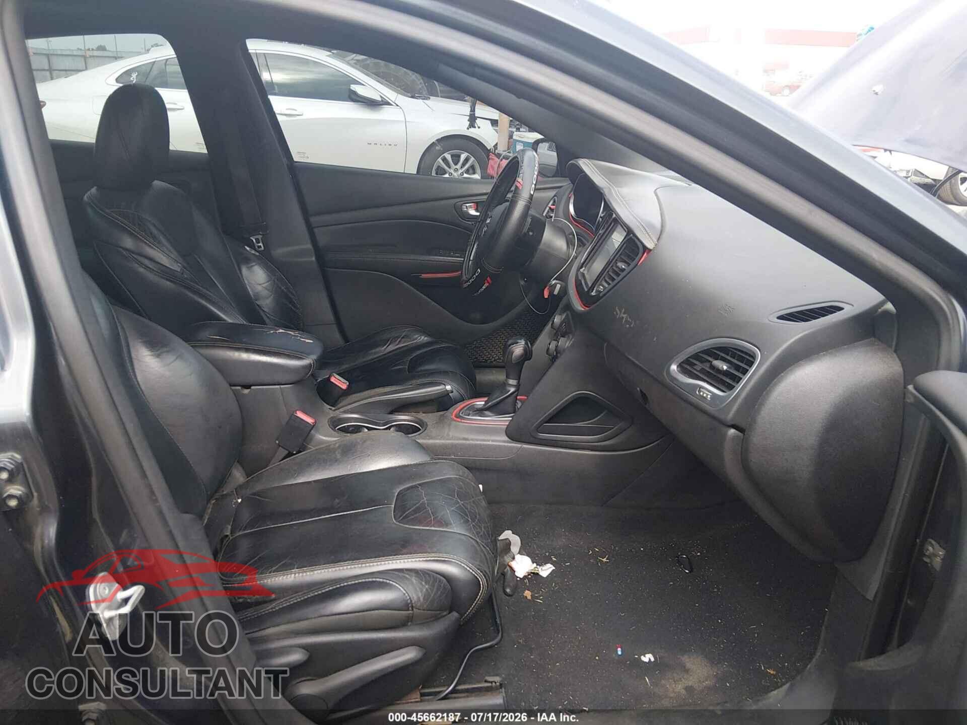 DODGE DART 2013 - 1C3CDFCA6DD200554