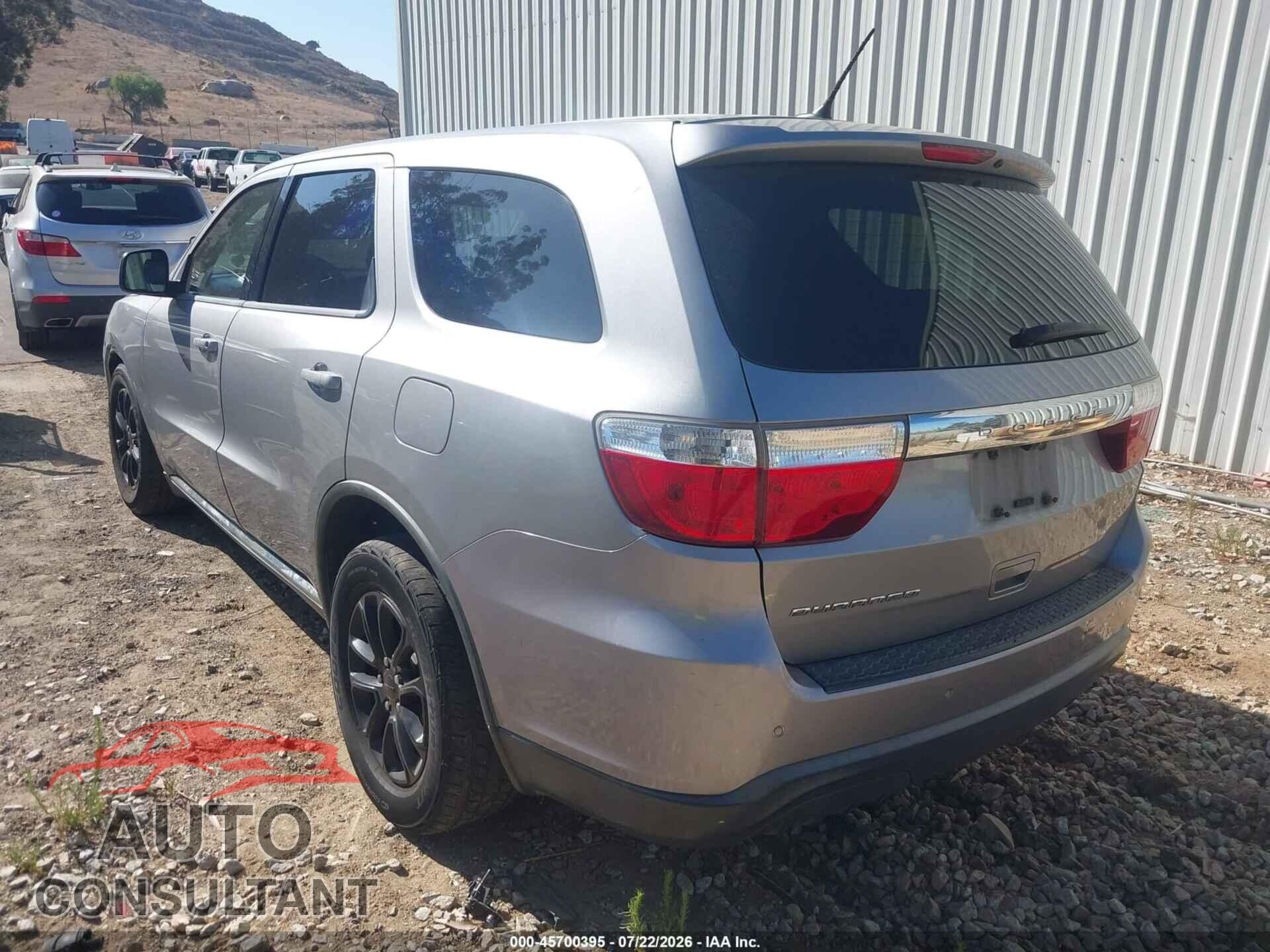 DODGE DURANGO 2013 - 1C4RDHAGXDC692942
