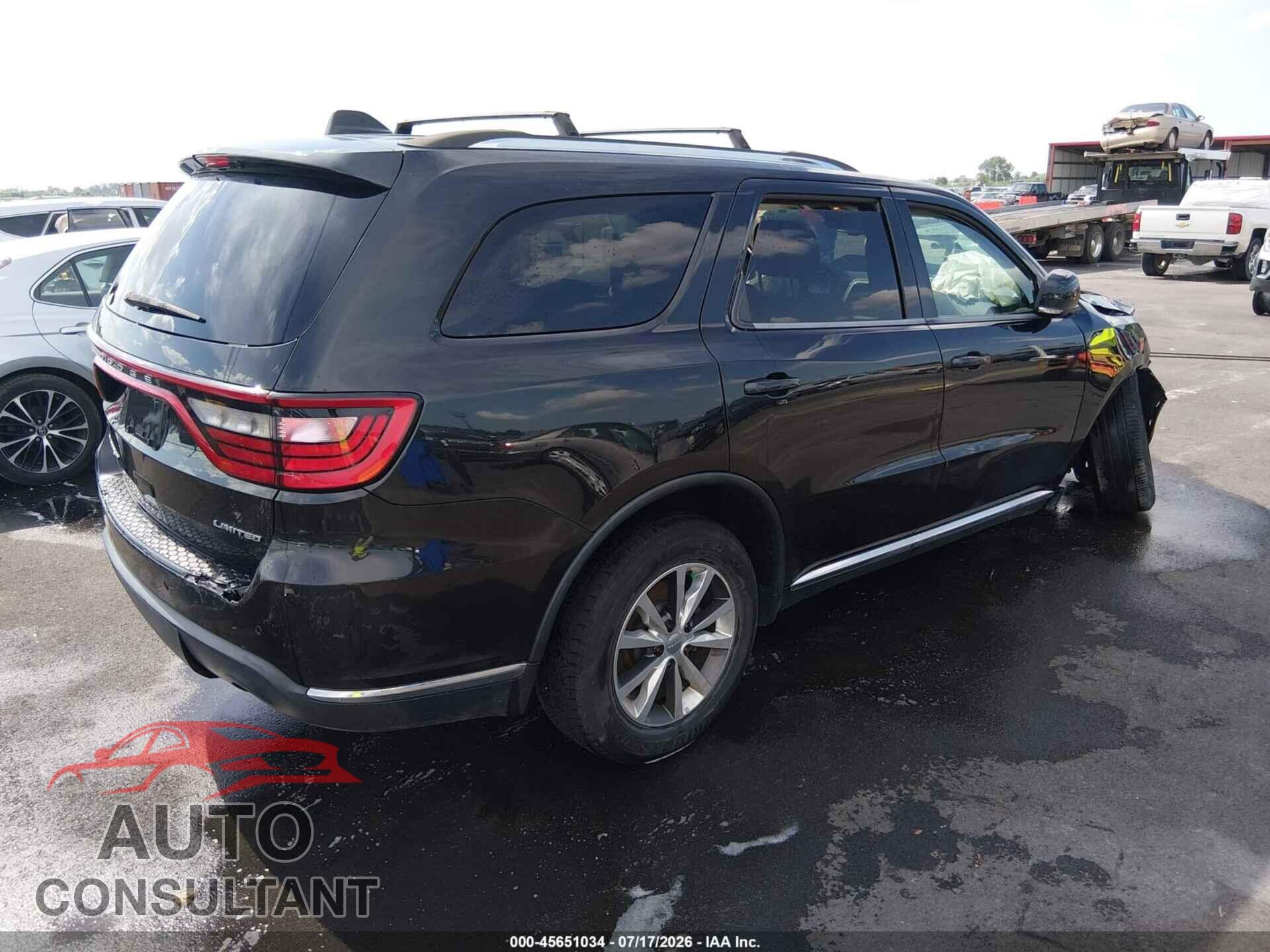 DODGE DURANGO 2016 - 1C4RDJDG5GC455864