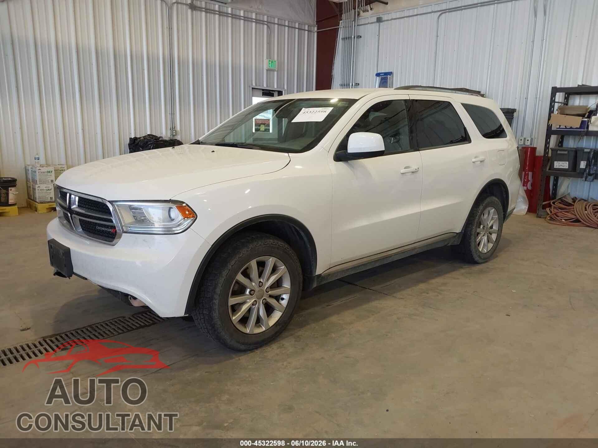 DODGE DURANGO 2014 - 1C4RDJAG5EC314682