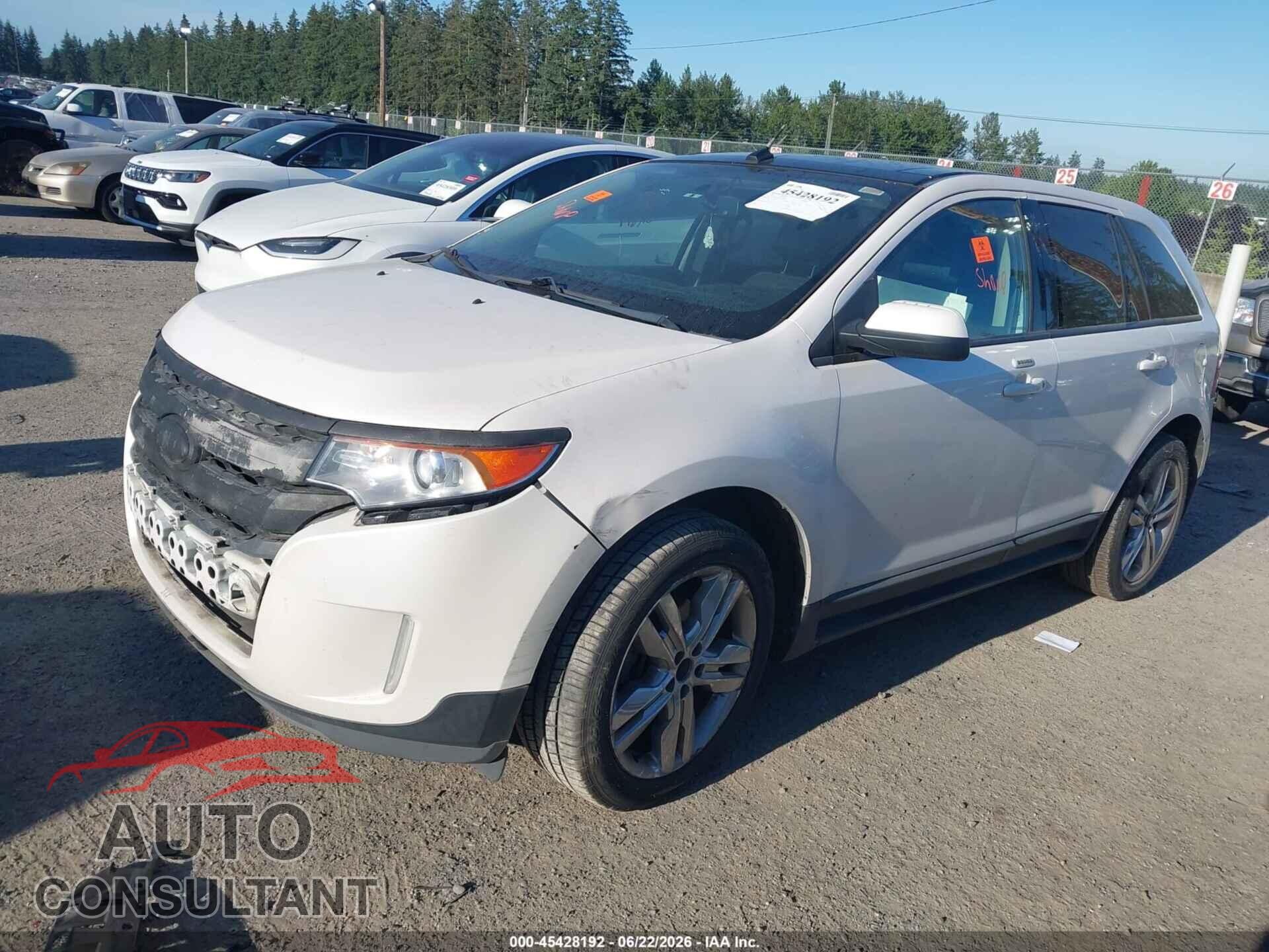 FORD EDGE 2012 - 2FMDK3J98CBA60259