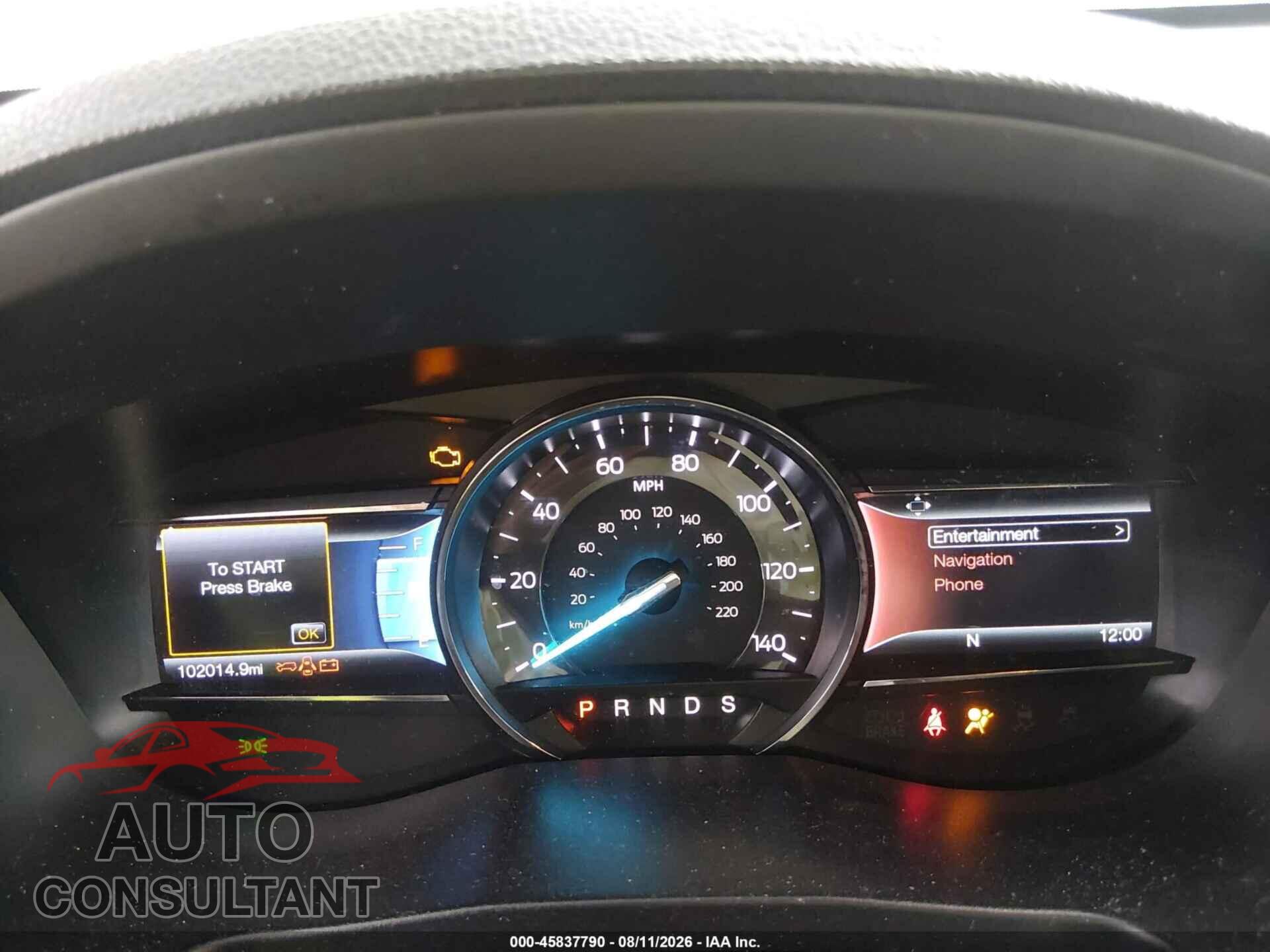 FORD EXPLORER 2017 - 1FM5K8D88HGD44625