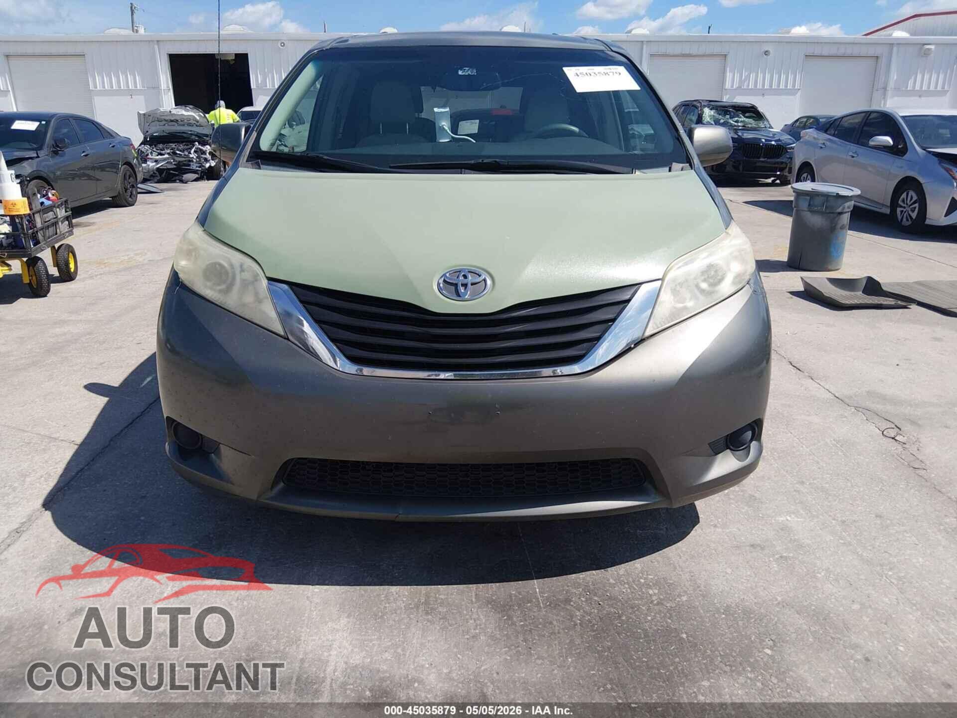 TOYOTA SIENNA 2012 - 5TDKK3DC4CS251663
