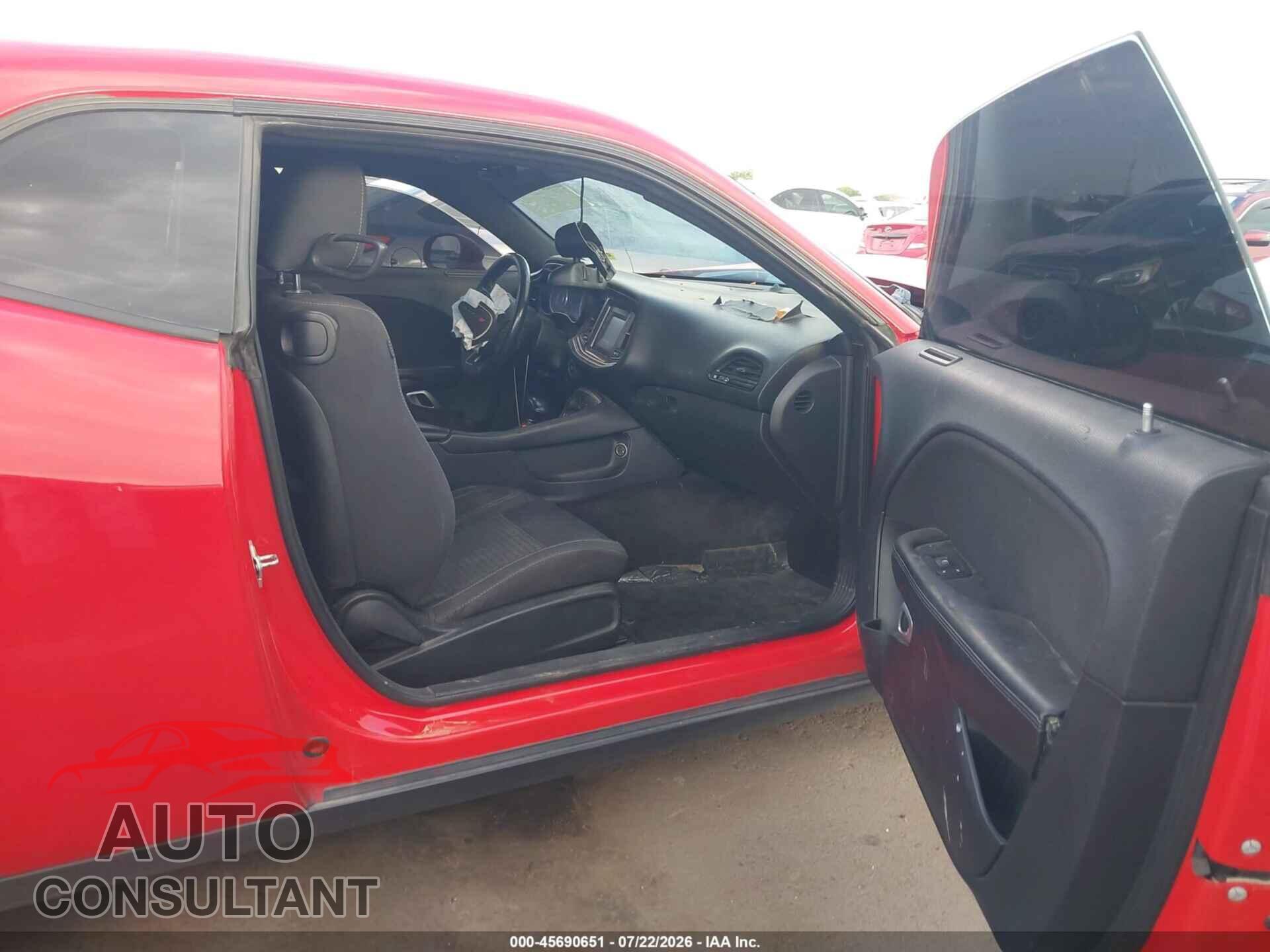 DODGE CHALLENGER 2015 - 2C3CDZAG9FH869092