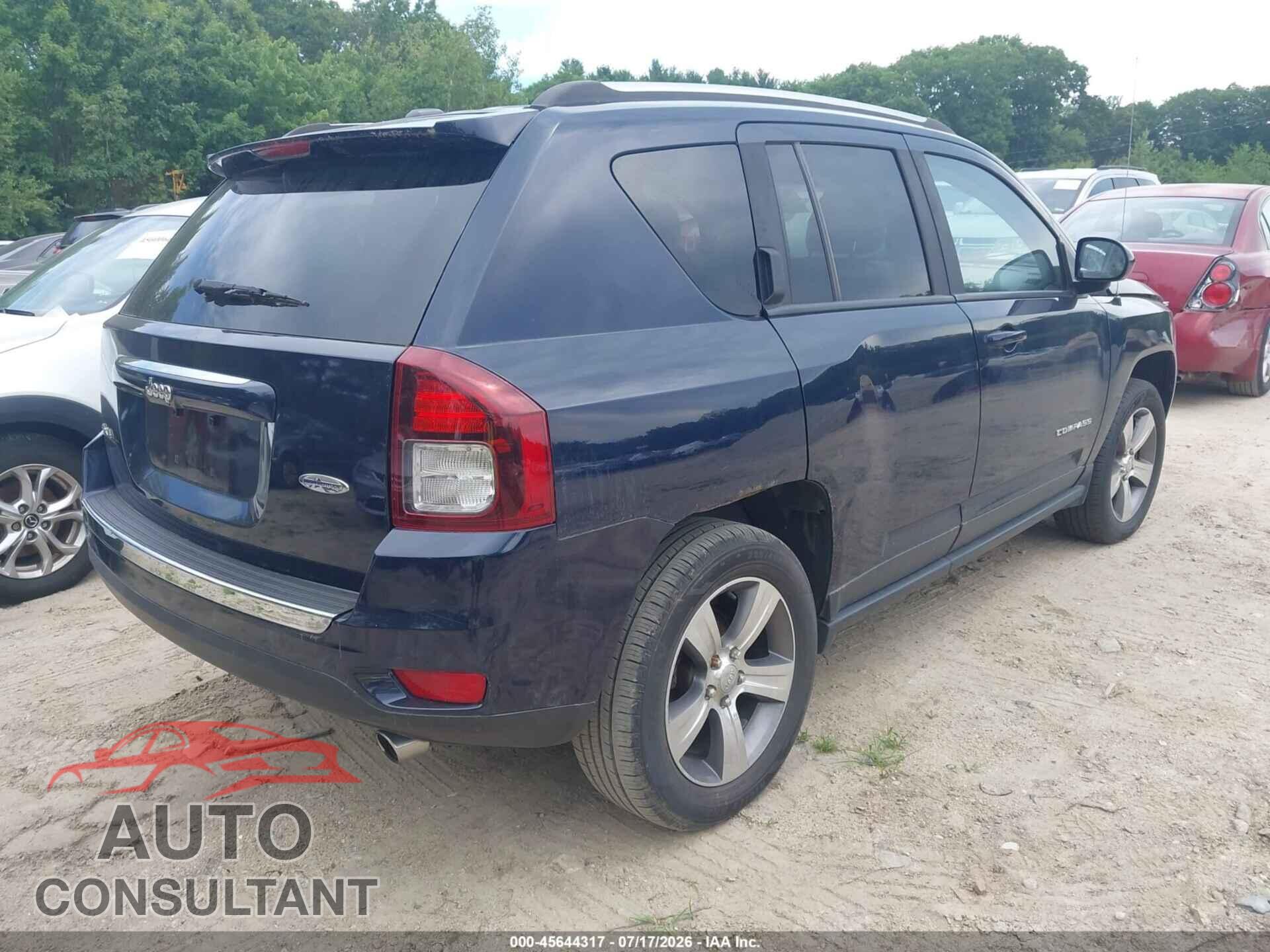 JEEP COMPASS 2017 - 1C4NJDEB4HD112731
