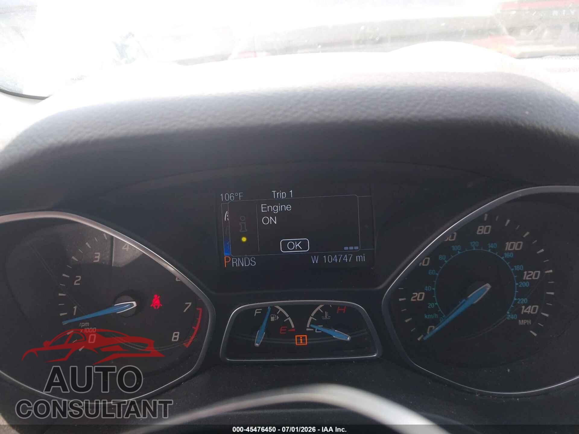 FORD FOCUS 2014 - 1FADP3N20EL167401