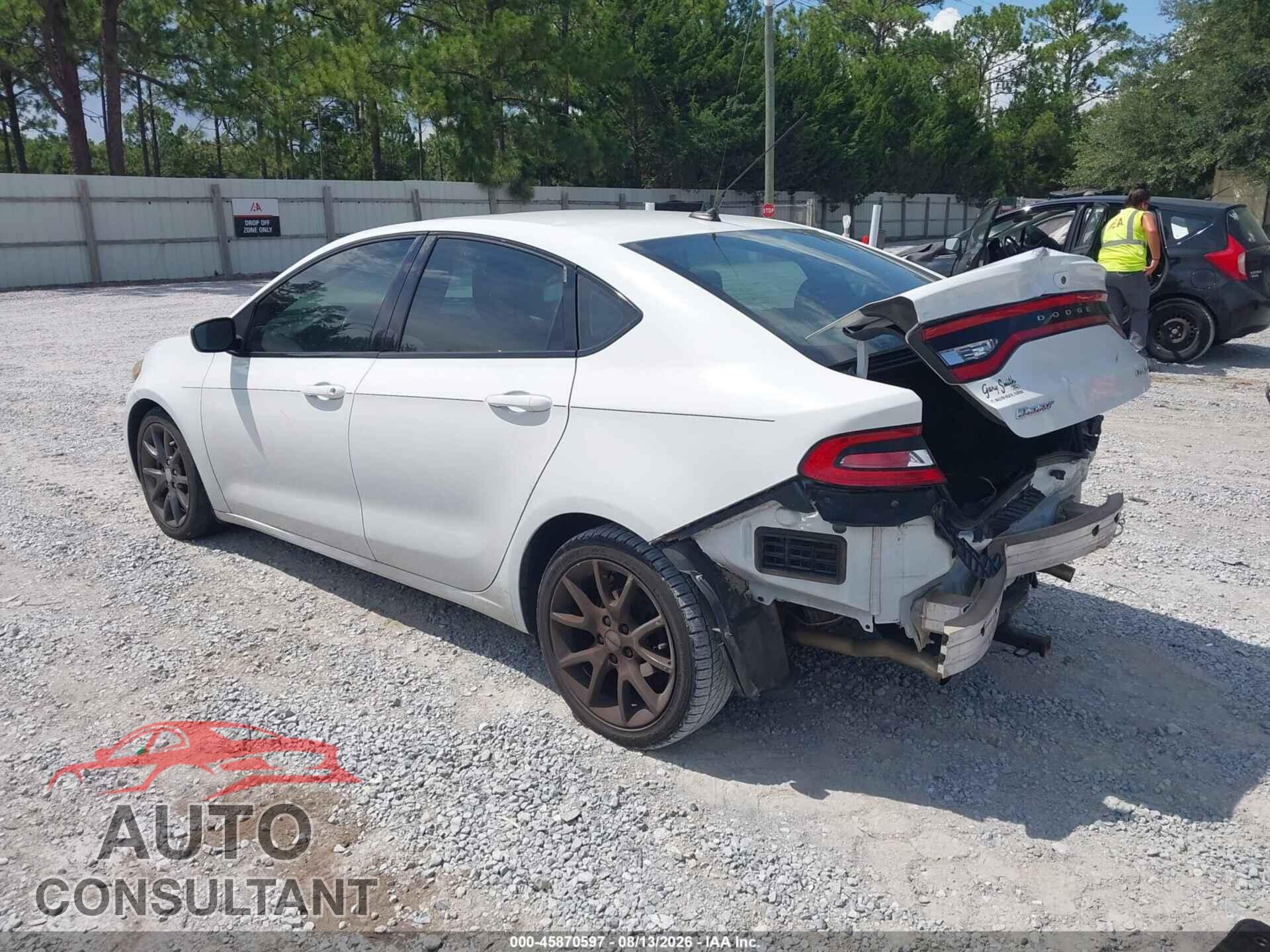 DODGE DART 2015 - 1C3CDFBB8FD352607
