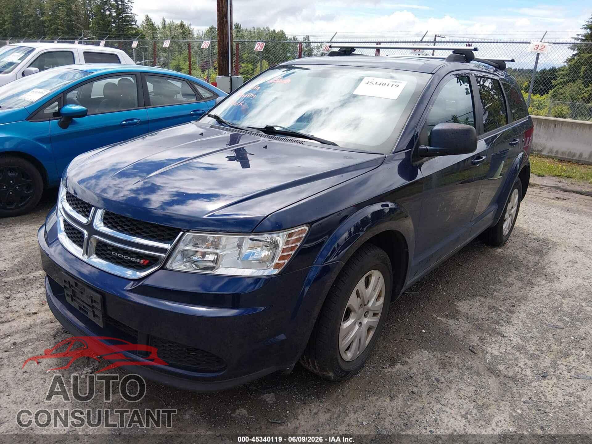 DODGE JOURNEY 2017 - 3C4PDCAB3HT701456