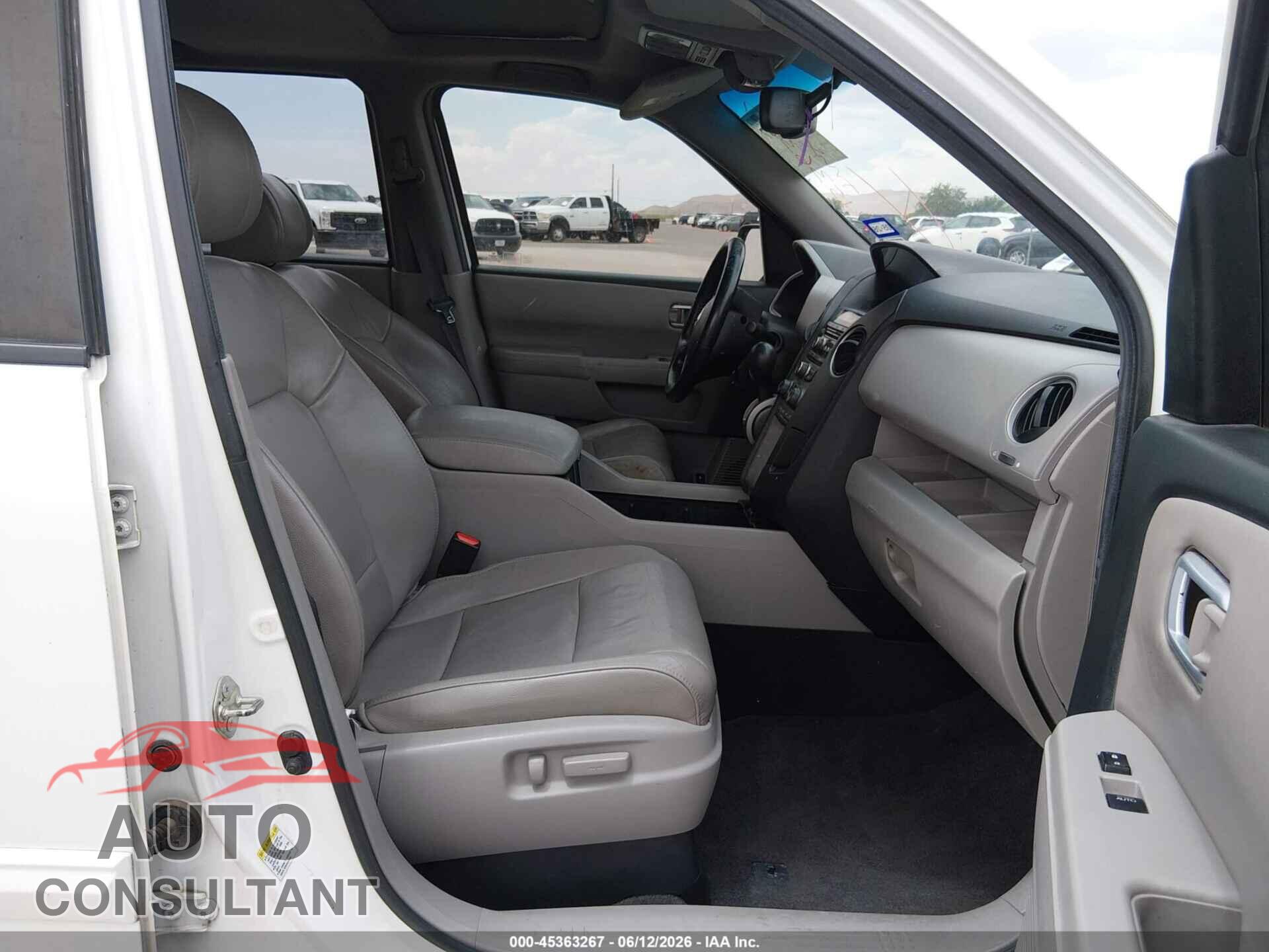HONDA PILOT 2012 - 5FNYF3H57CB042691