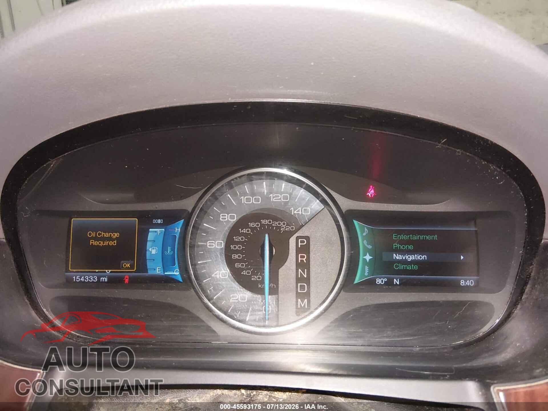 FORD EDGE 2012 - 2FMDK4KC3CBA12653