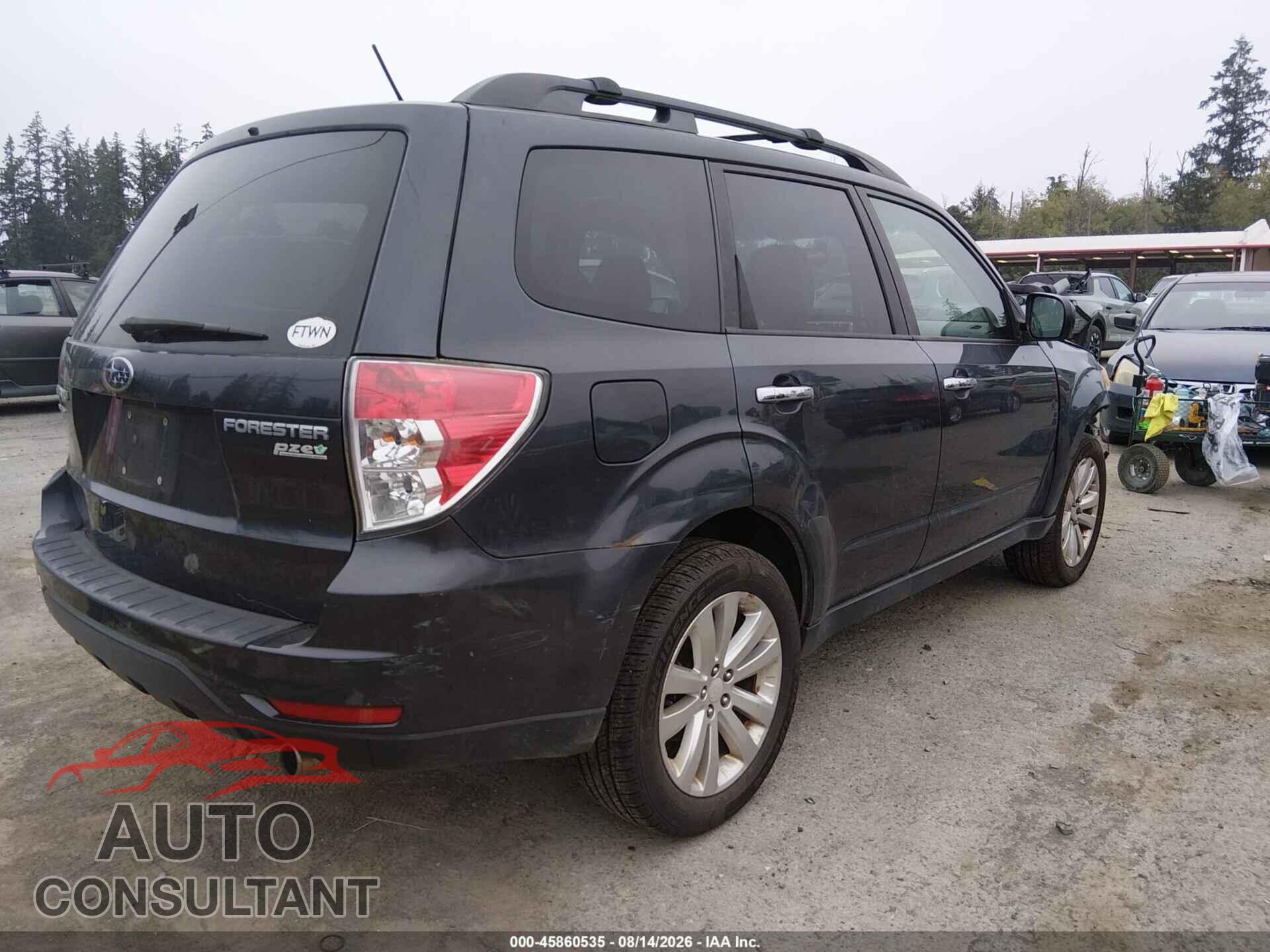 SUBARU FORESTER 2012 - JF2SHAEC6CH450527