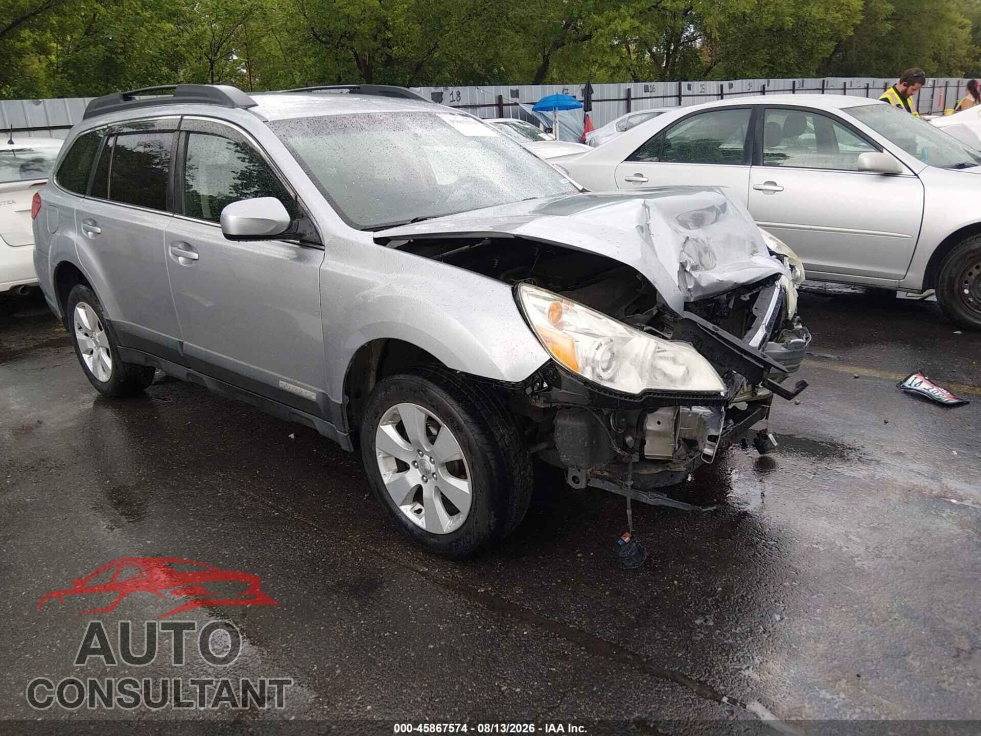 SUBARU OUTBACK 2012 - 4S4BRBCC0C3288536