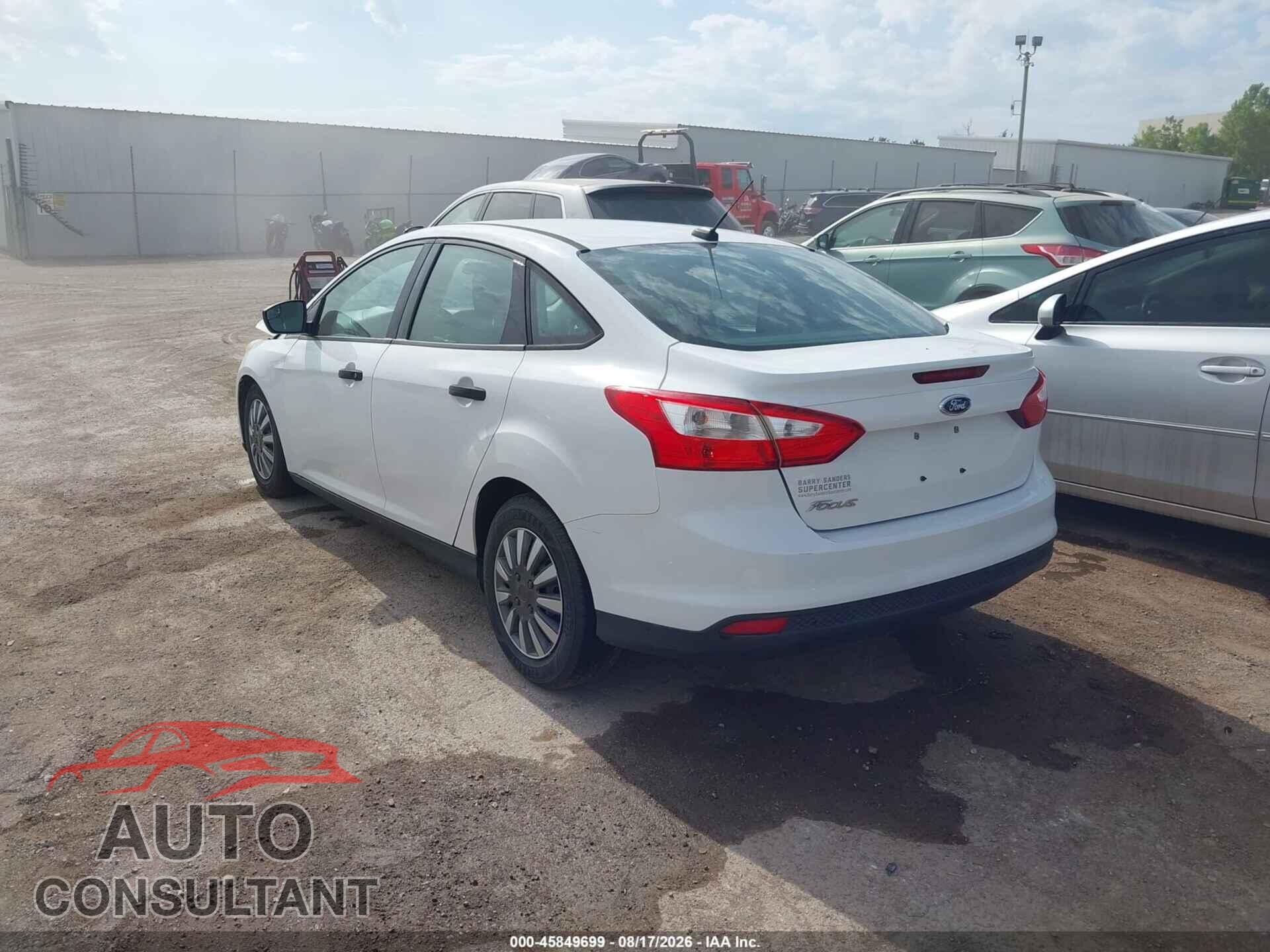 FORD FOCUS 2013 - 1FADP3E21DL323265