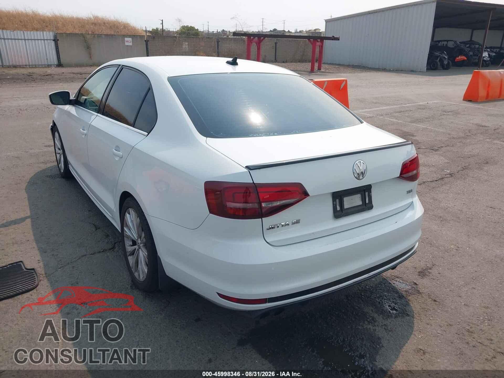VOLKSWAGEN JETTA 2017 - 3VWDB7AJ3HM208519